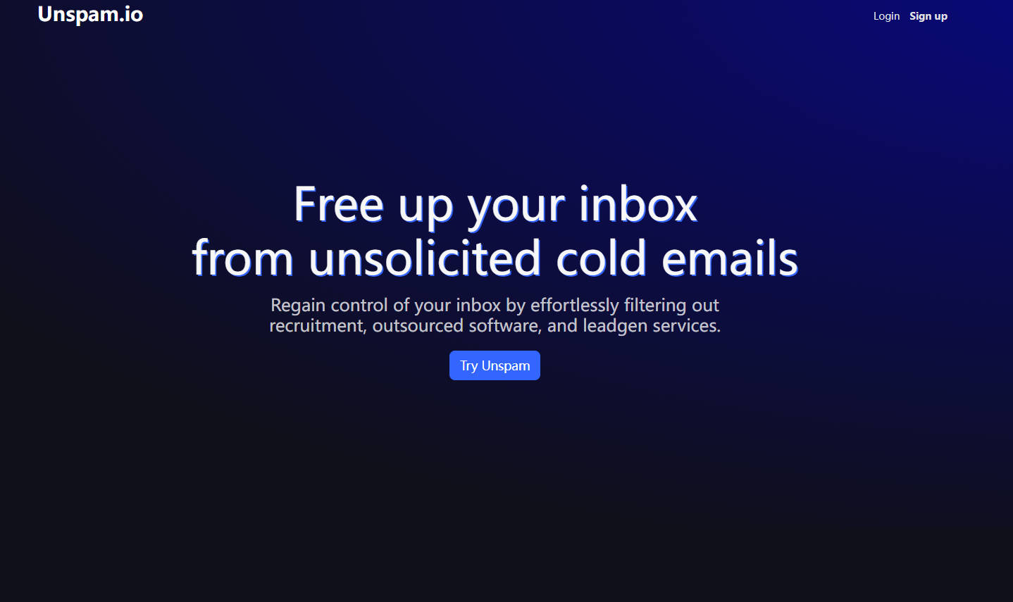 Unspam.io gallery image
