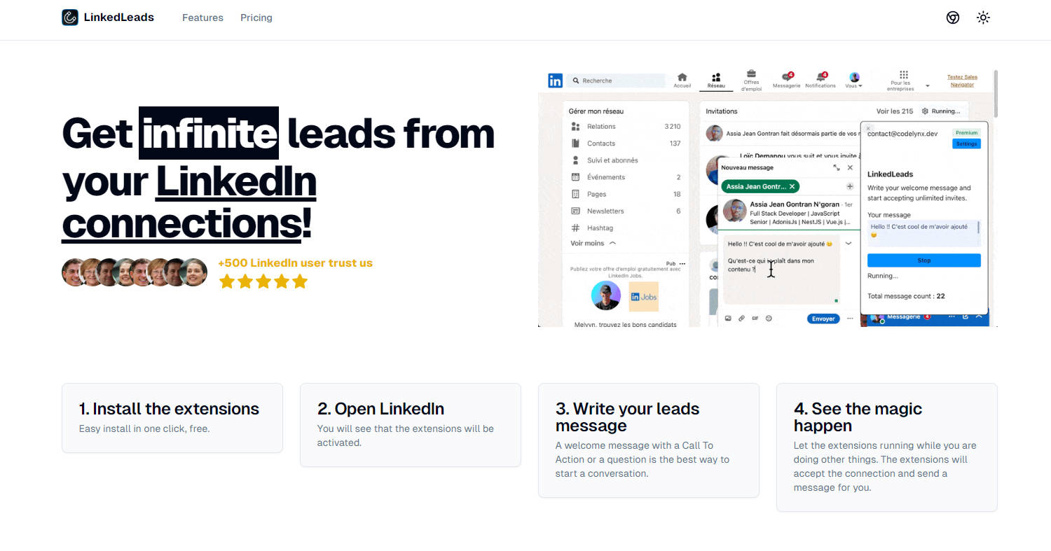 LinkedLeads gallery image