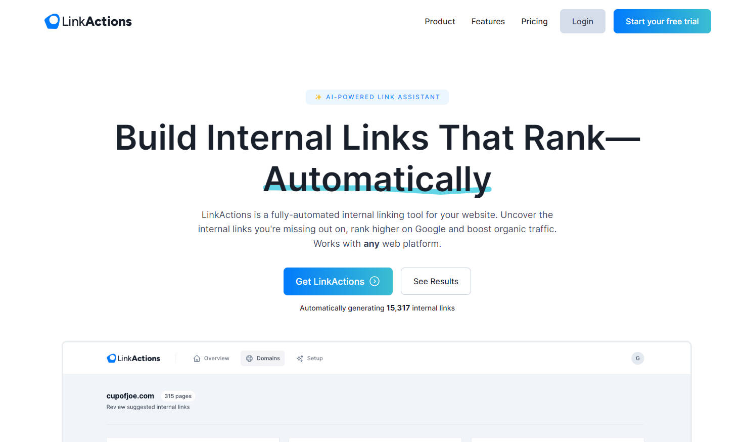 LinkActions gallery image