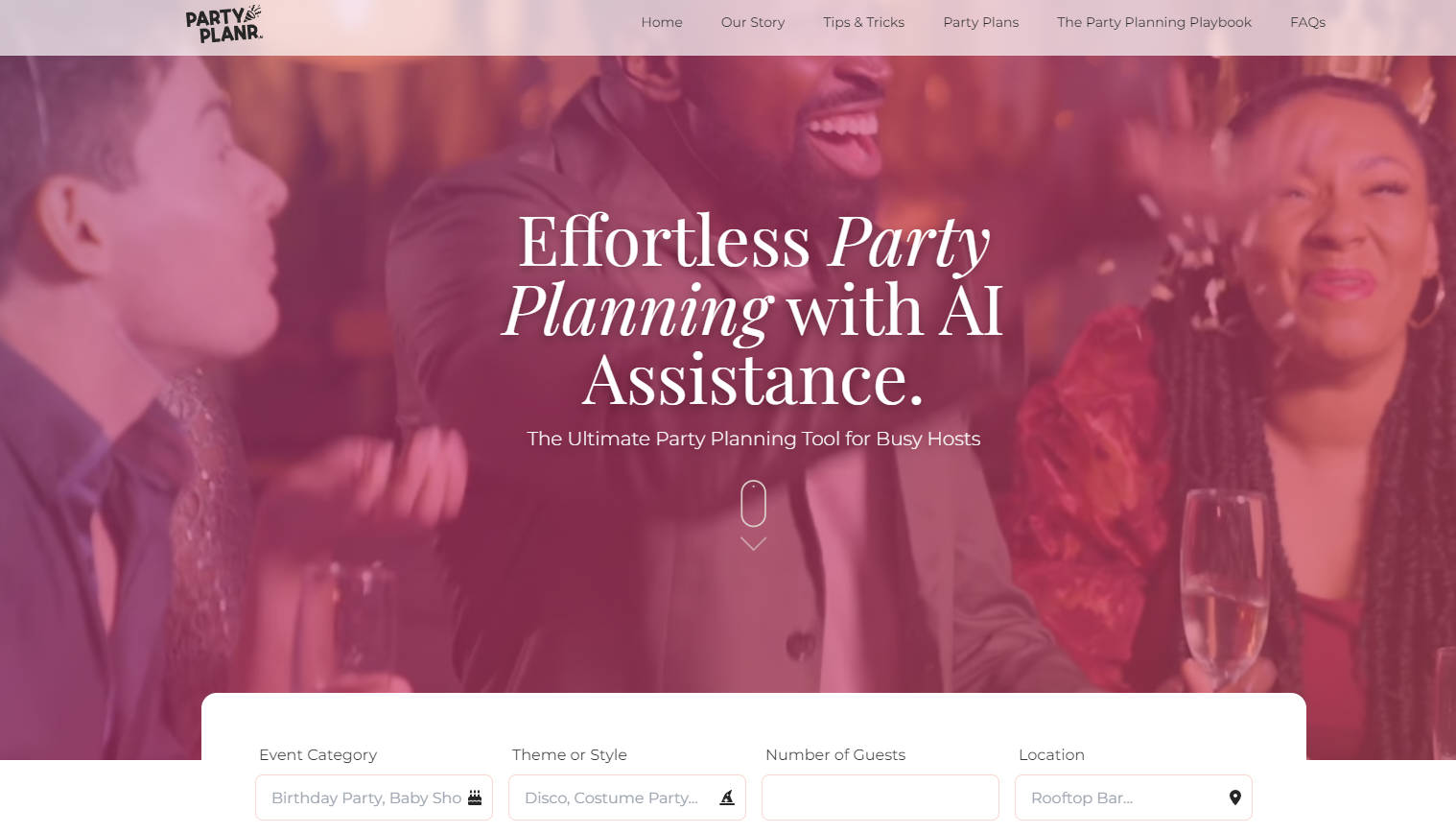 PartyPlanr gallery image