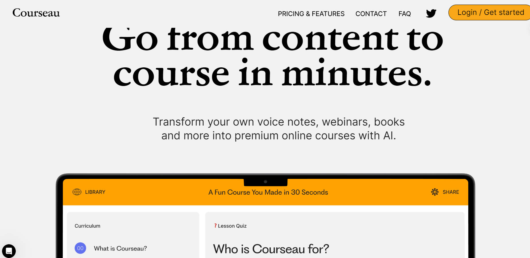 Courseau gallery image