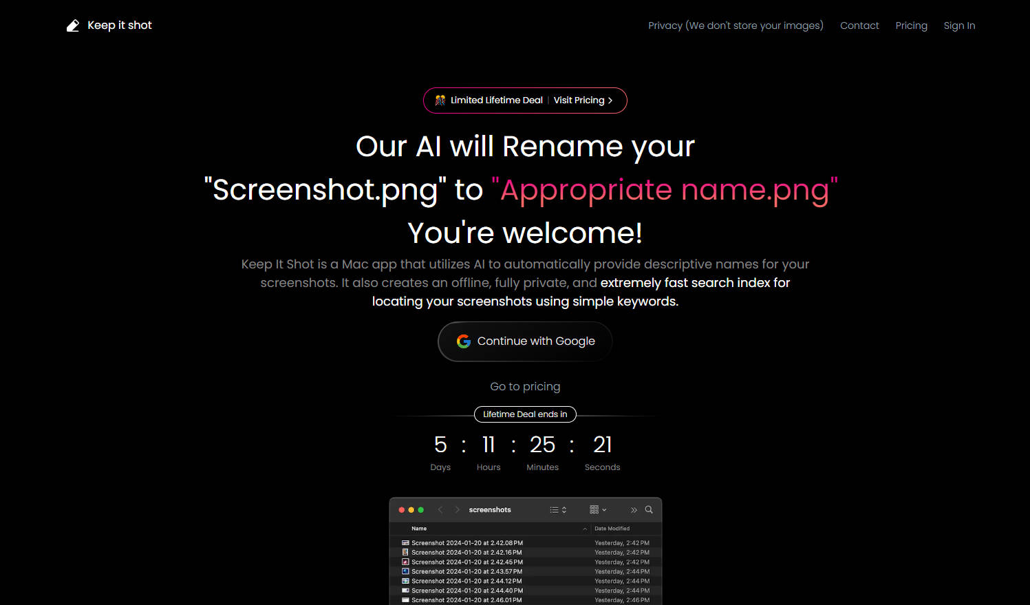 Keep It Shot gallery image