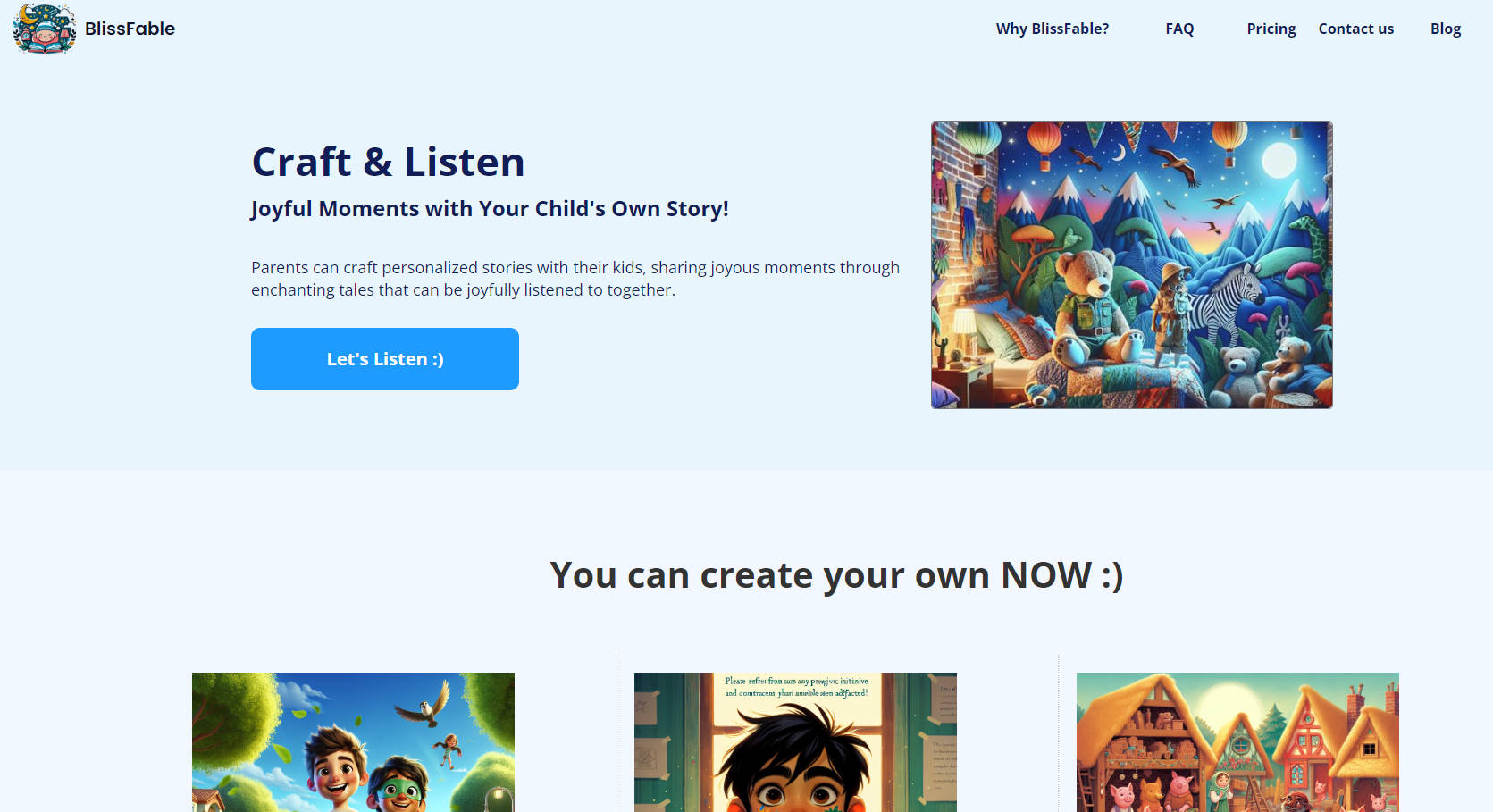 BlissFable gallery image