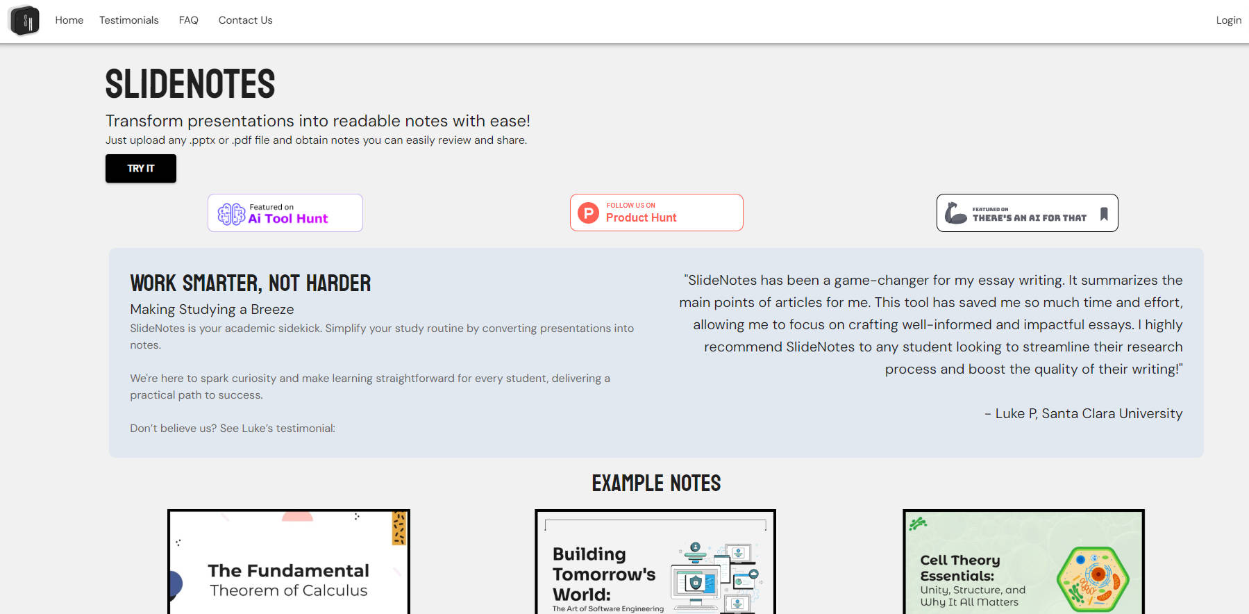 SlideNotes gallery image