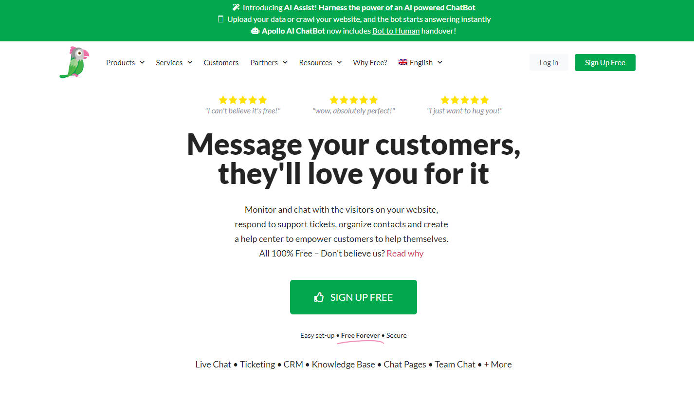 Tawk.to's AI Assist gallery image