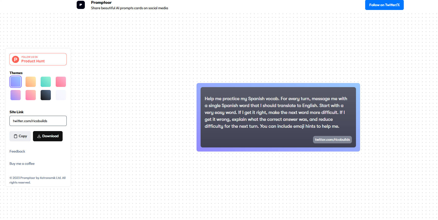 Promptoor gallery image