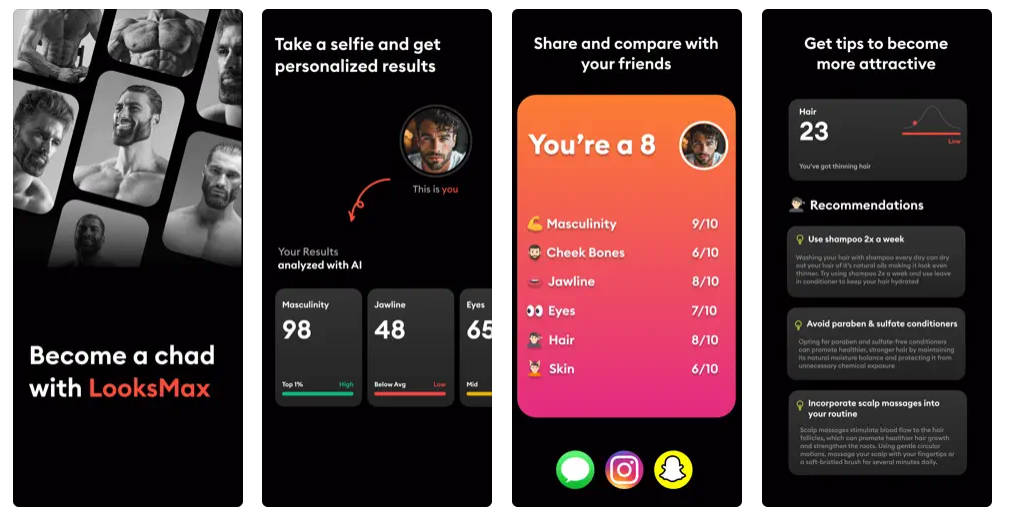 LooksMax AI gallery image
