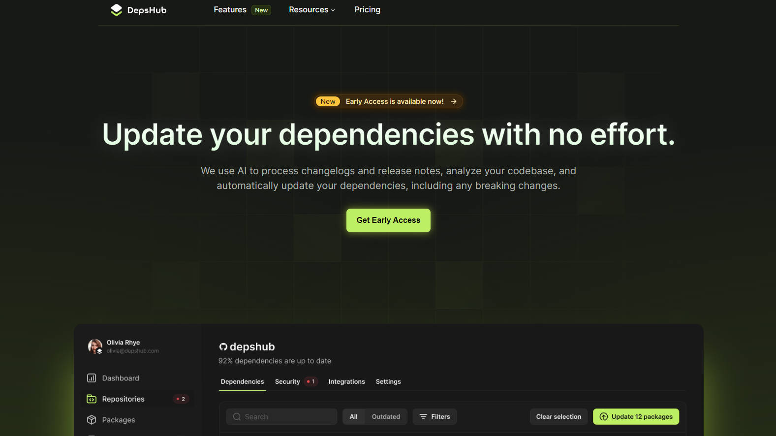 DepsHub gallery image