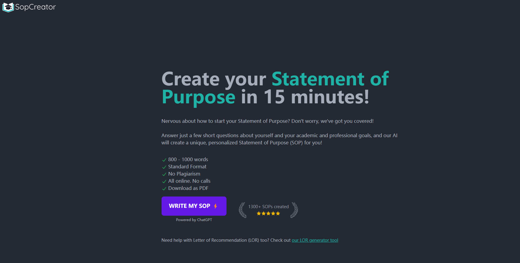 Sopcreator gallery image