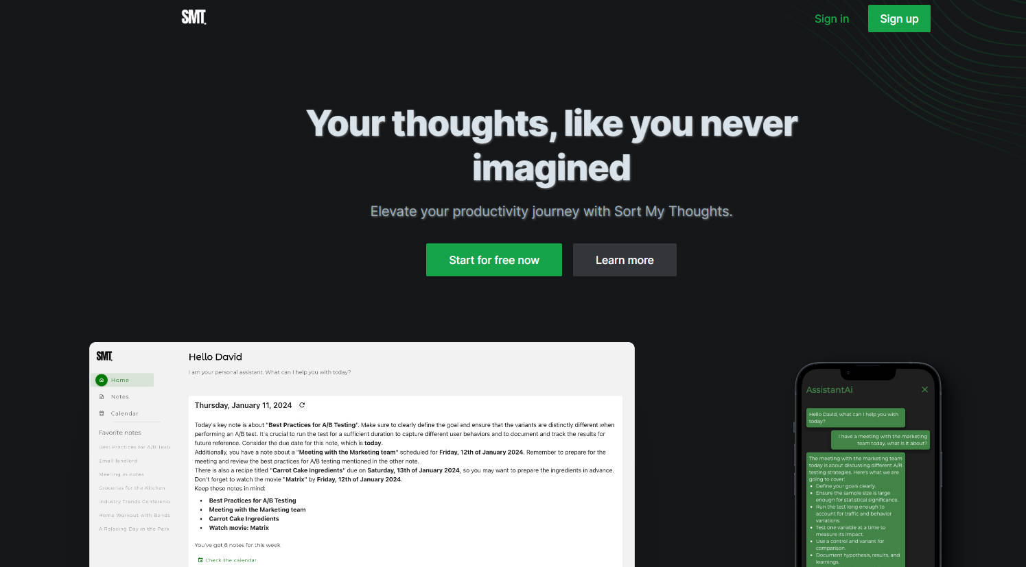 Sort my thoughts gallery image