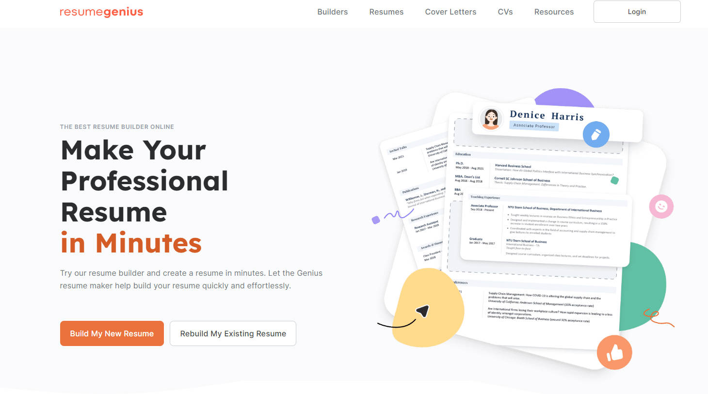 Resume Genius gallery image
