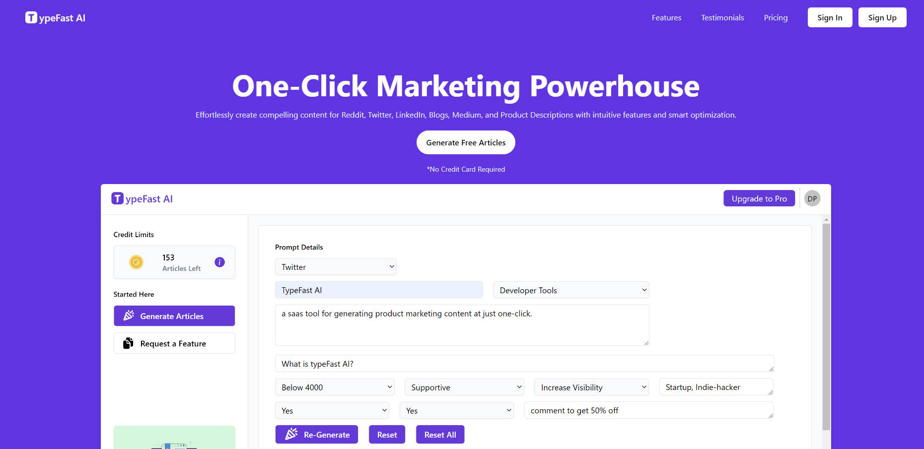 TypeFast AI gallery image