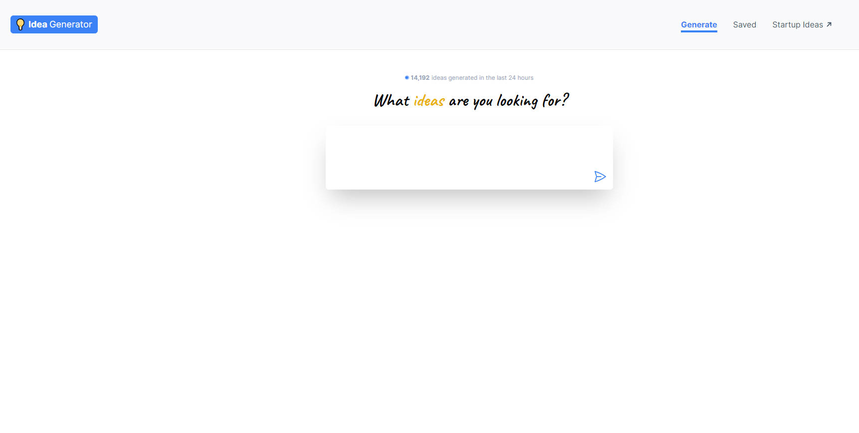 Idea Generator AI gallery image