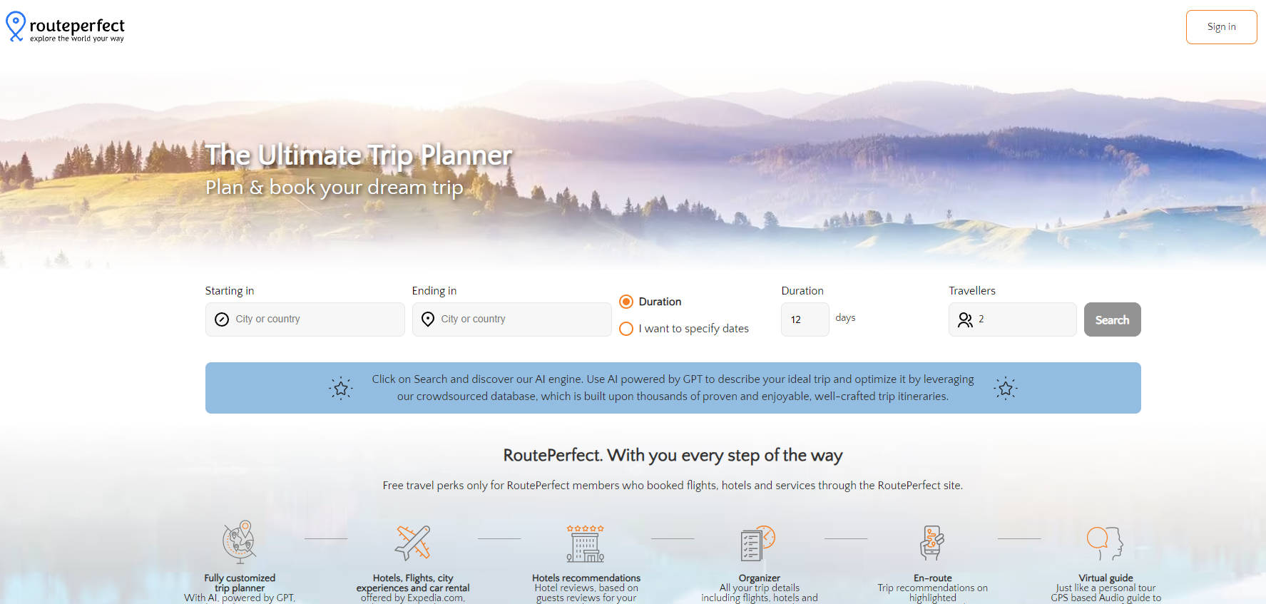 RoutePerfect gallery image