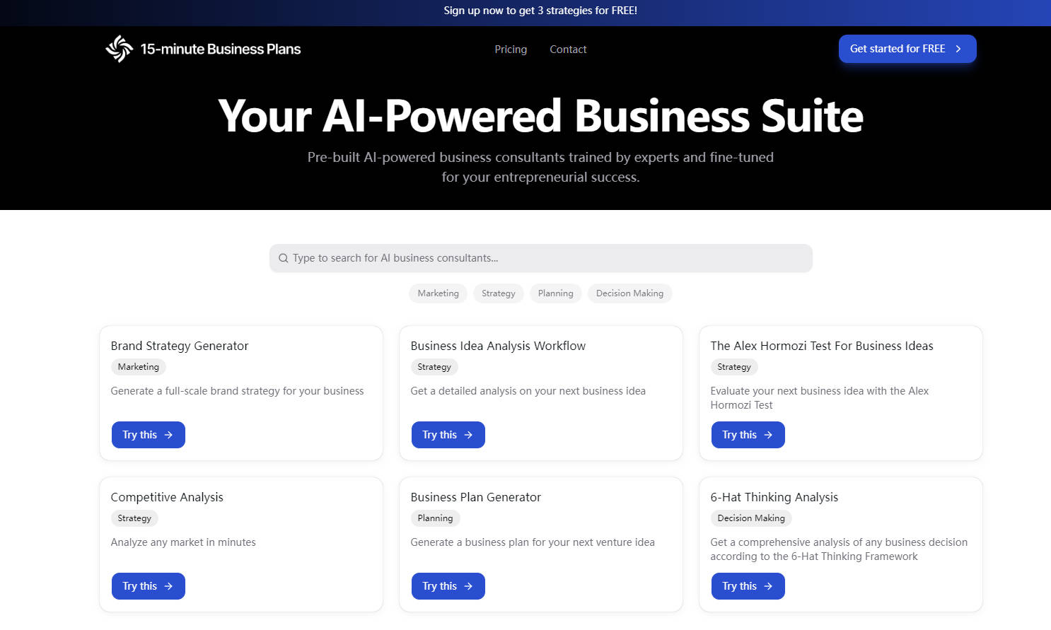 15-minute Business Plans gallery image