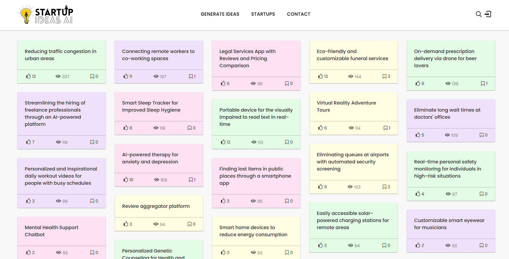 Startup Ideas AI gallery image