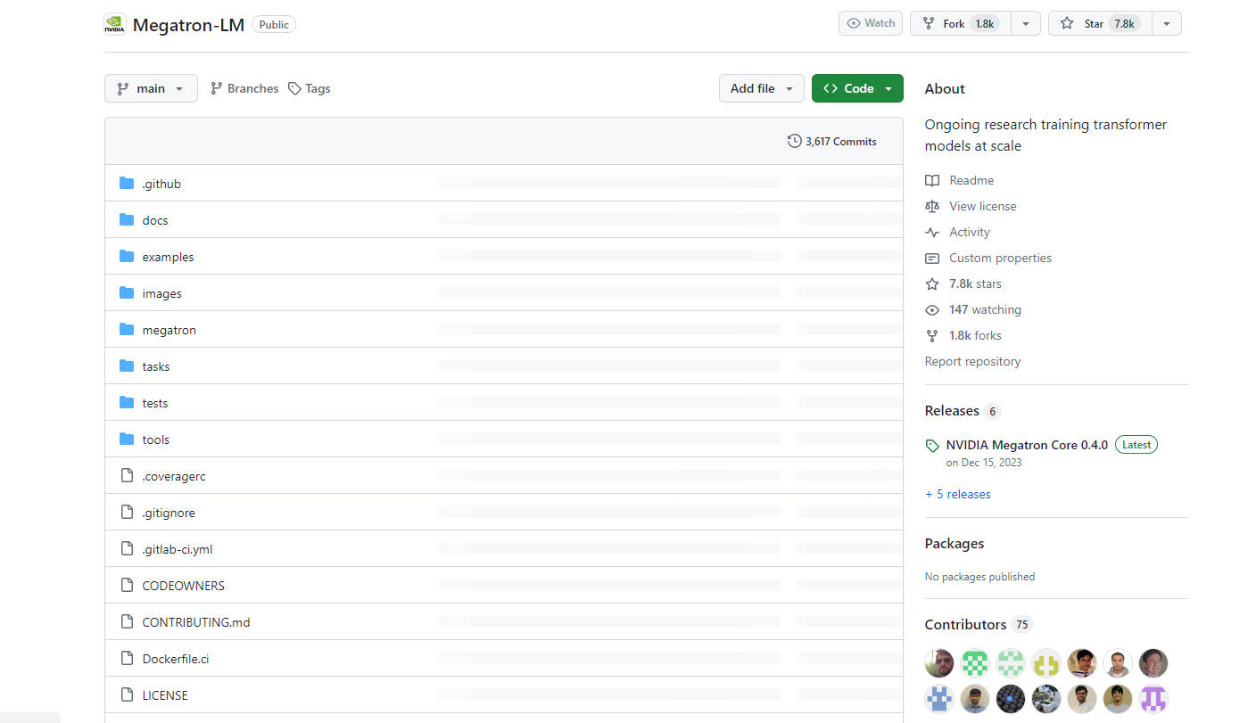 Megatron-LM gallery image