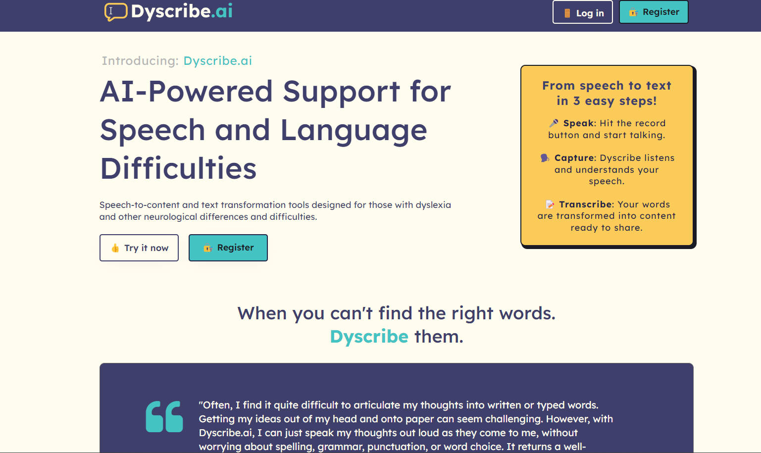 Dyscribe.ai gallery image