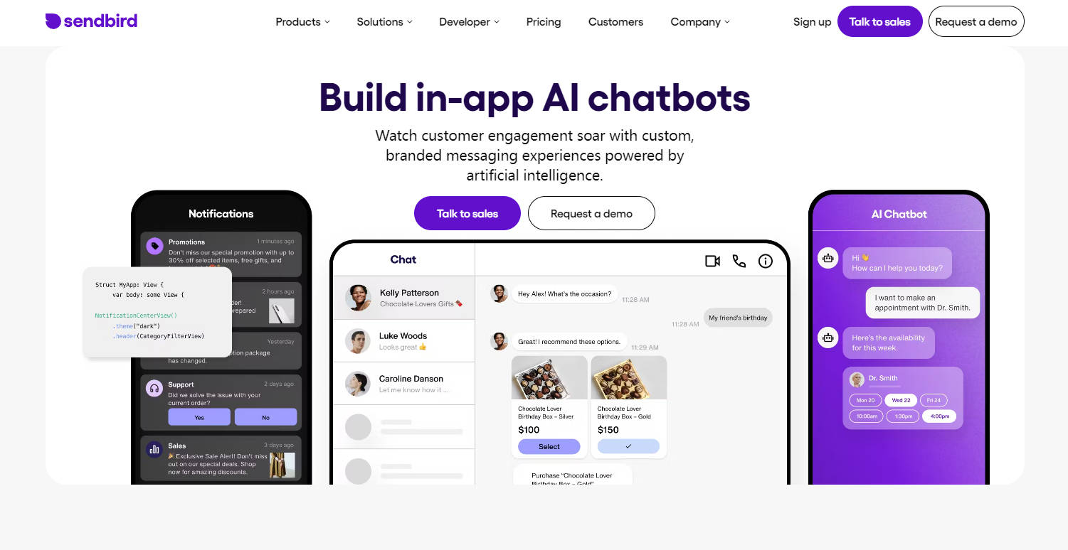 Sendbird AI gallery image
