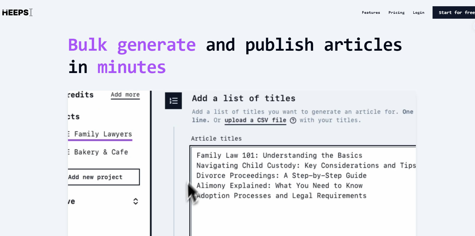 Heeps.ai gallery image