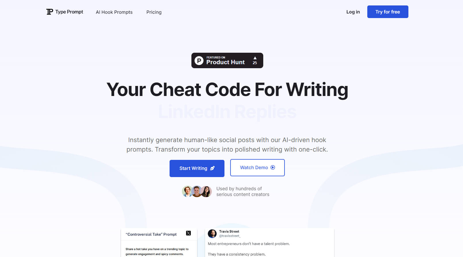 Type Prompt gallery image
