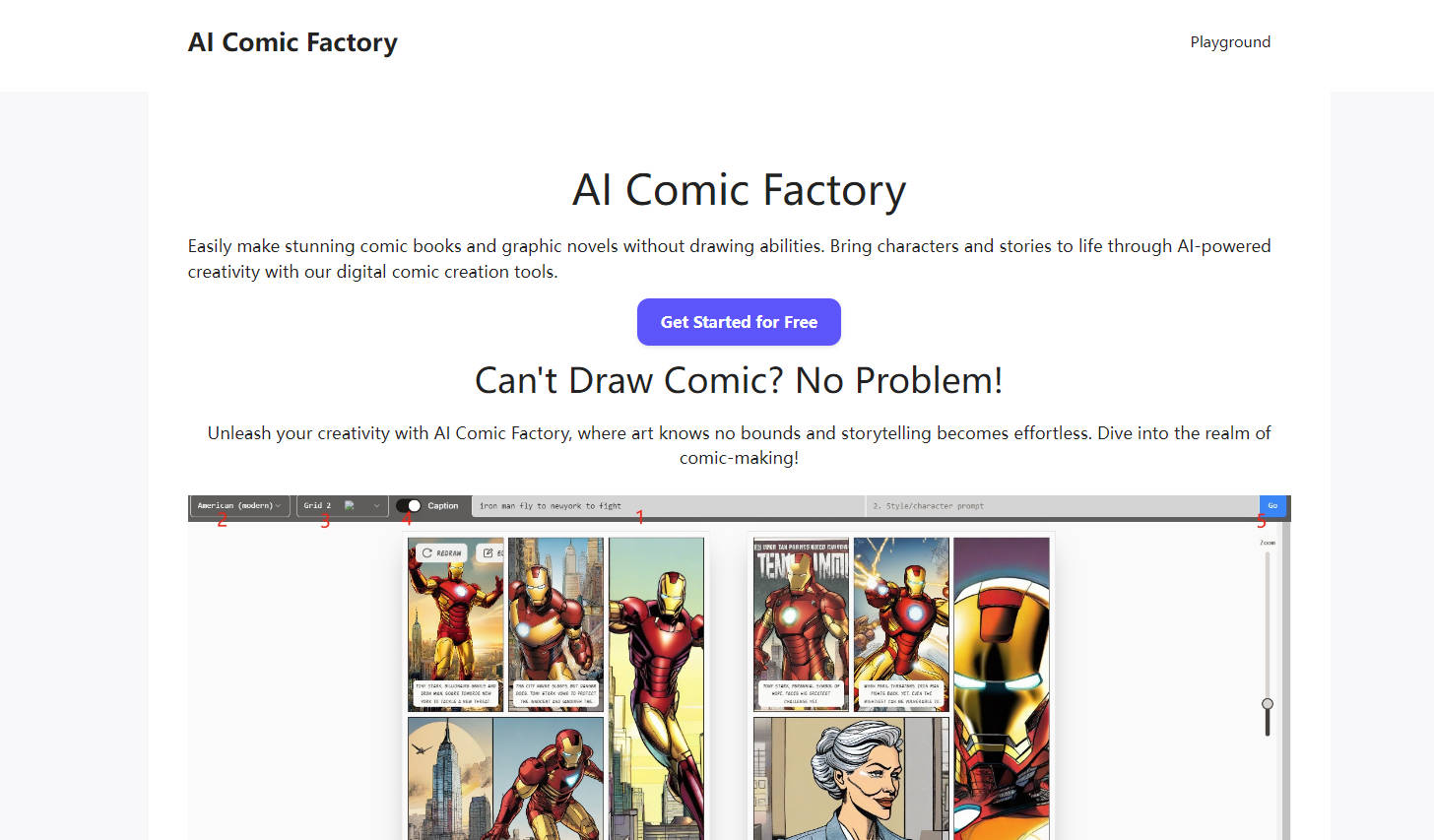 AIComicFactory gallery image