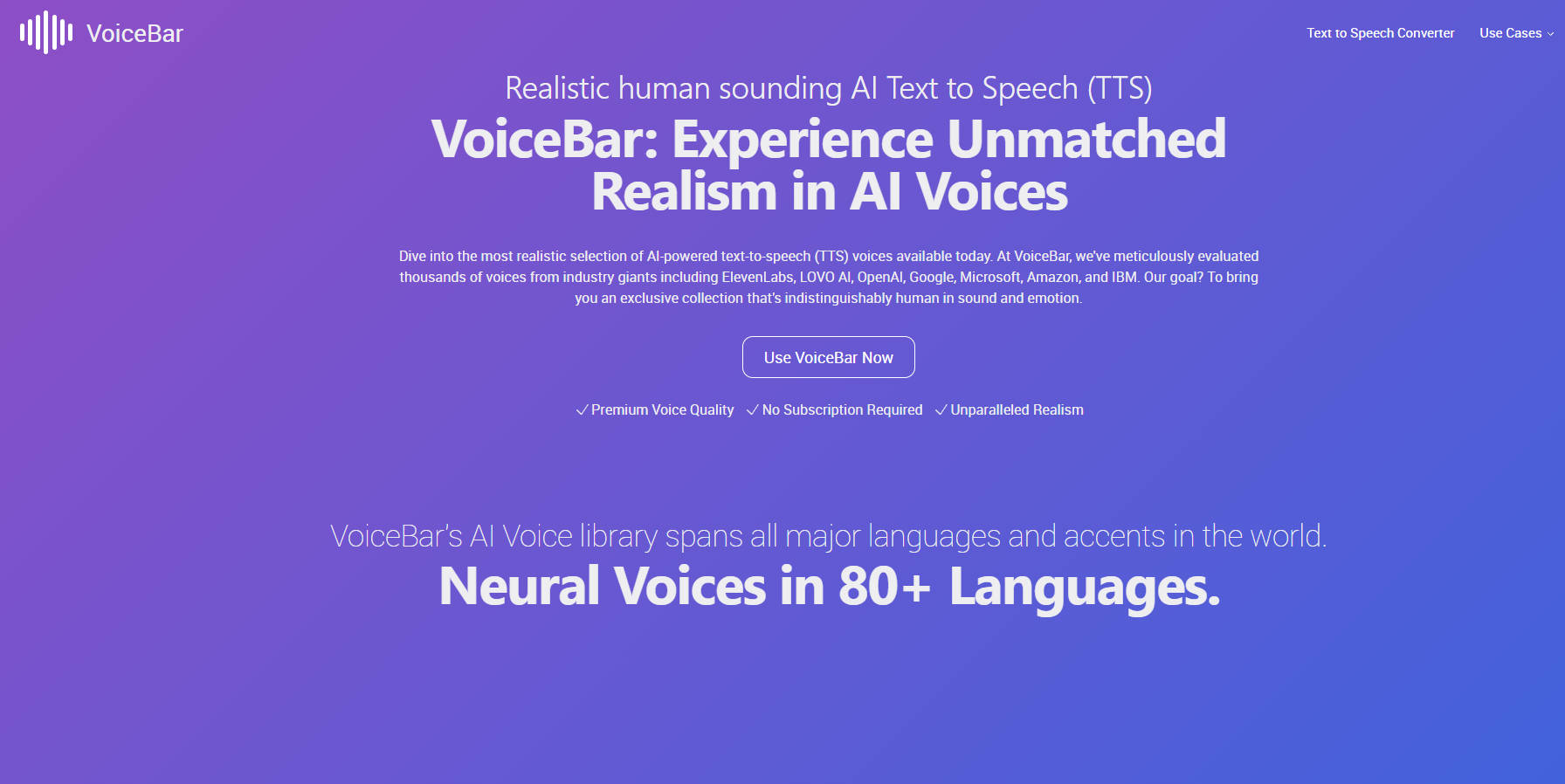 VoiceBar gallery image