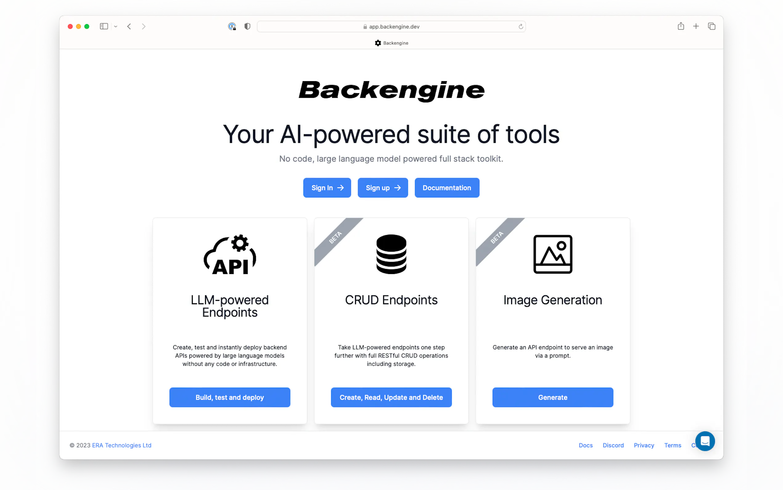 Backengine gallery image