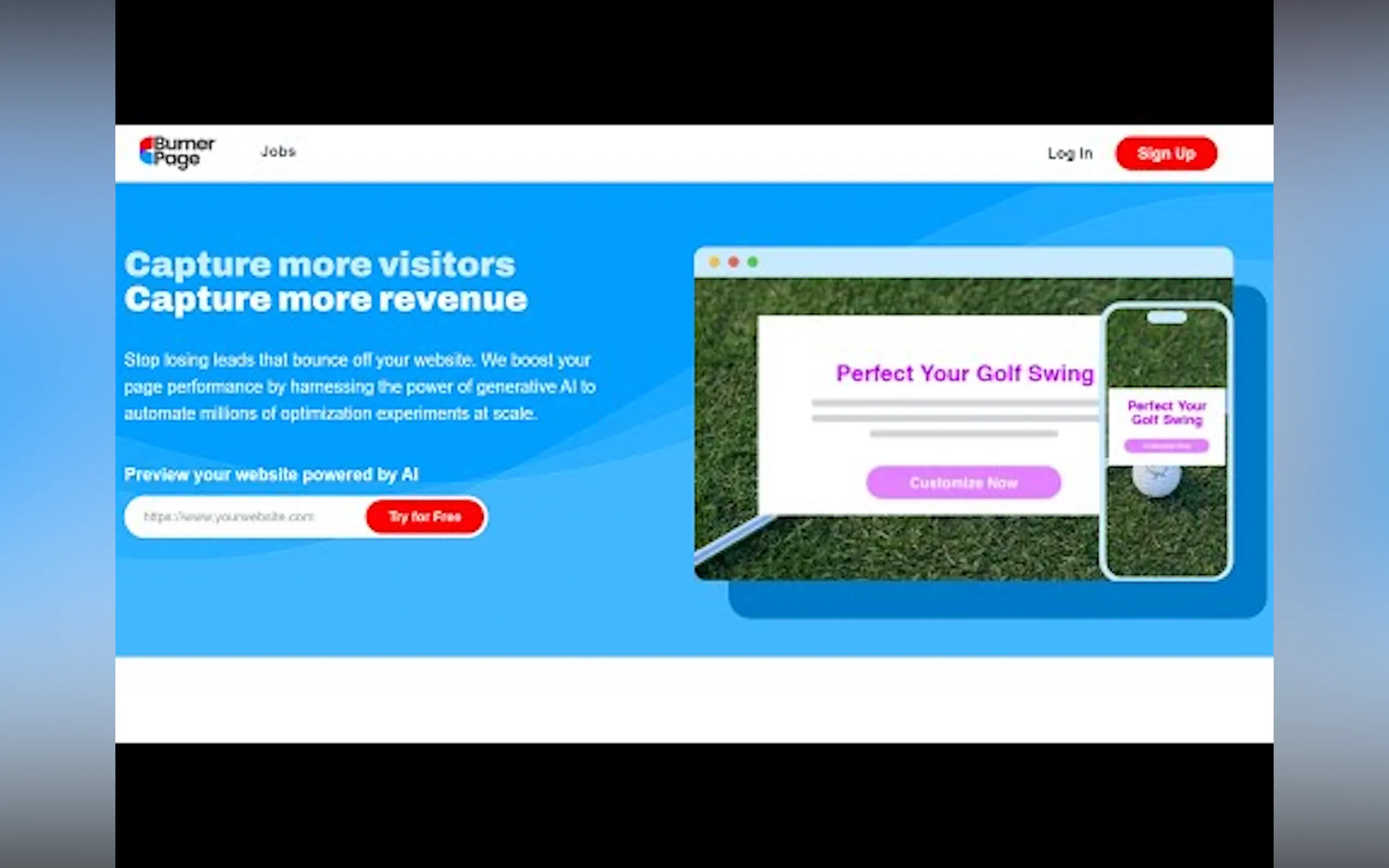 BurnerPage AI Optimization gallery image