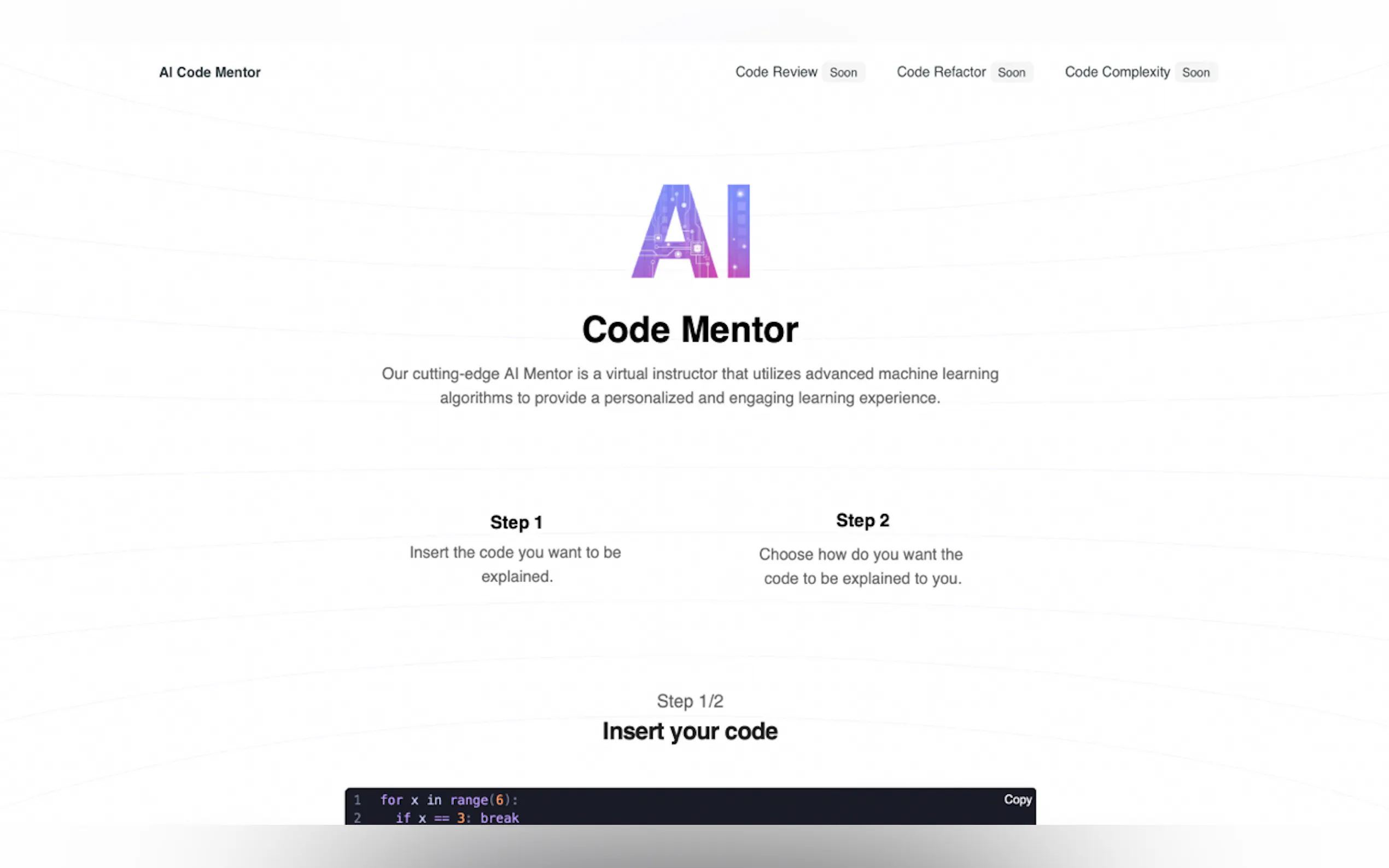 AI Code Mentor gallery image