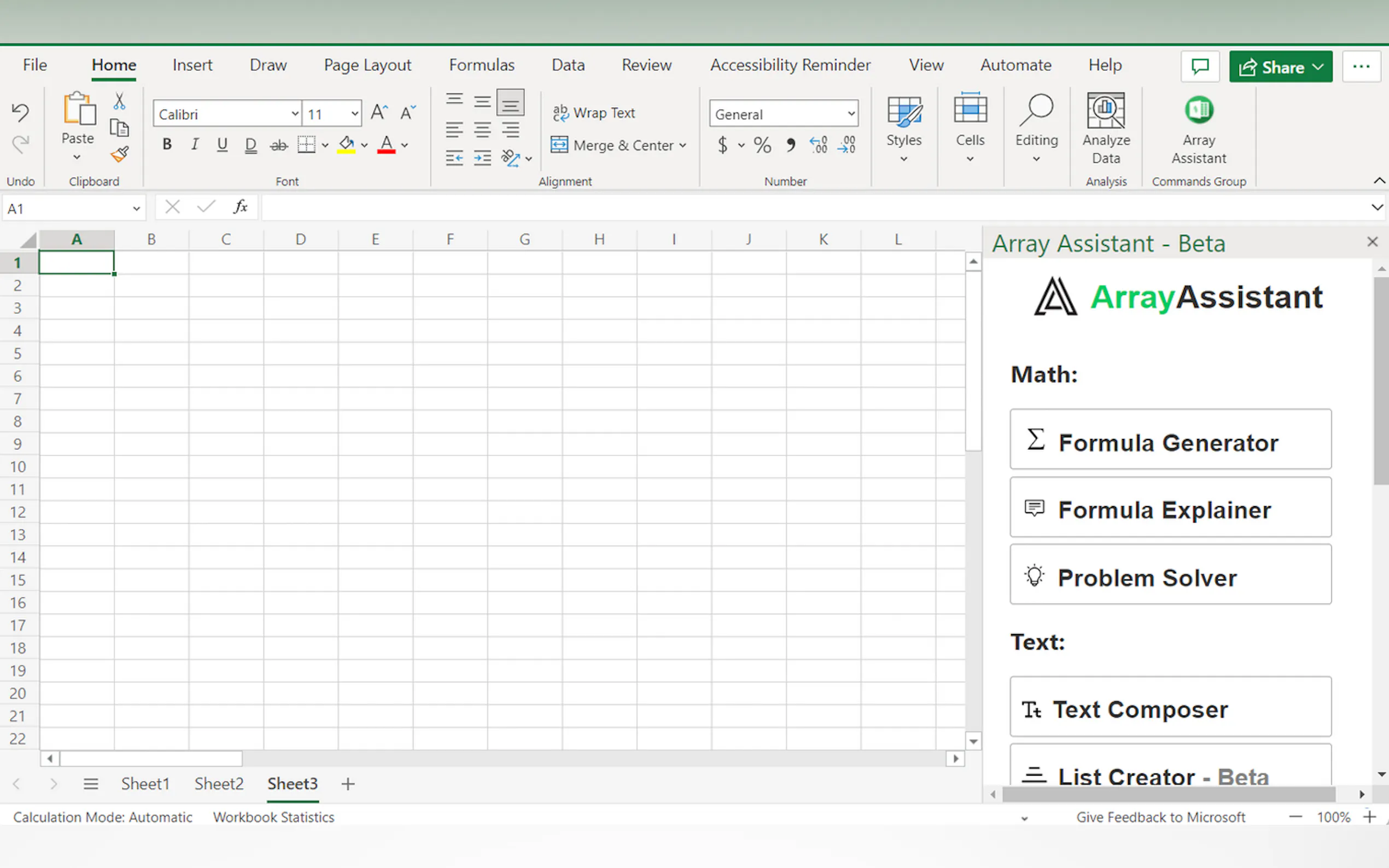 Array Assistant gallery image