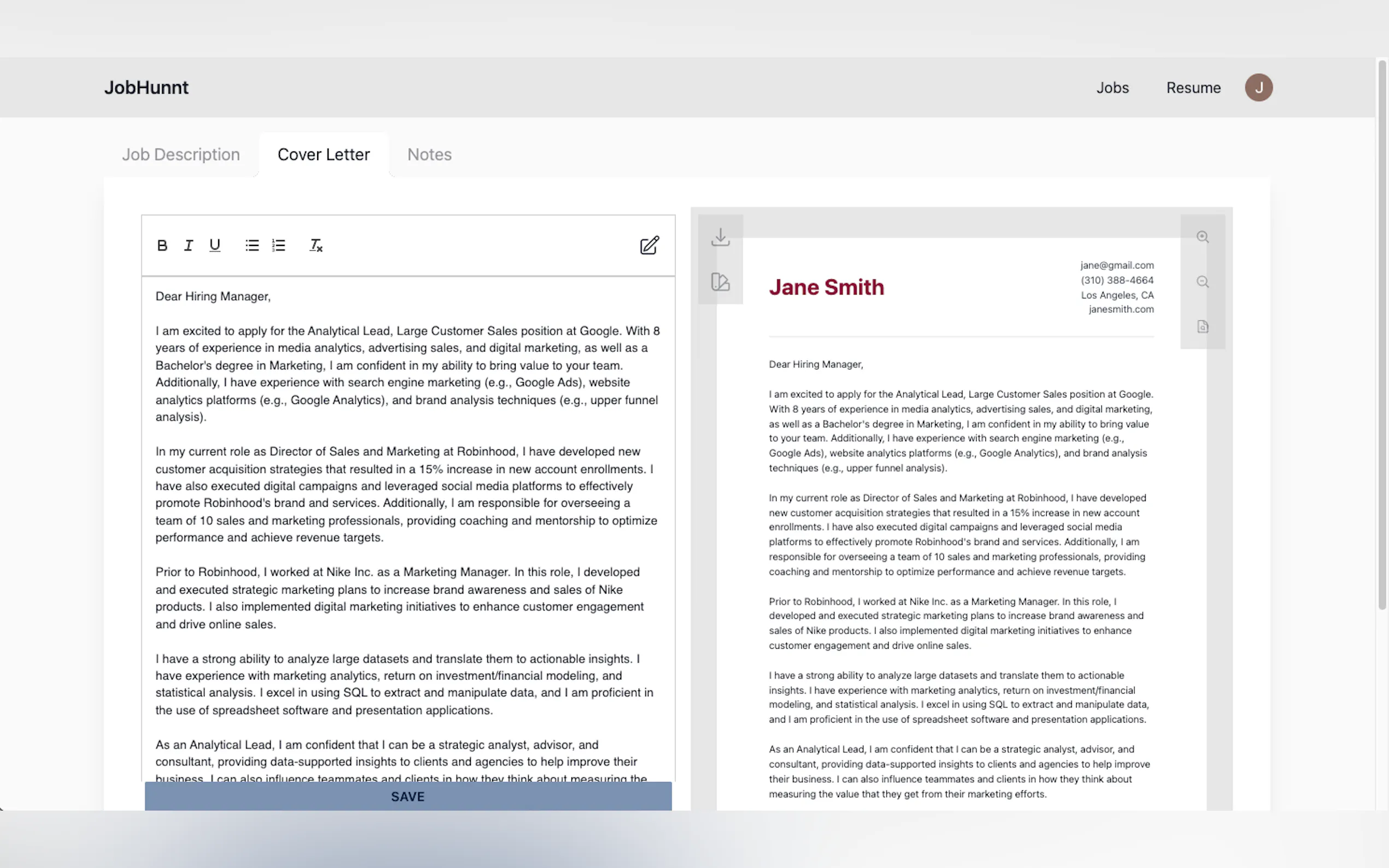 JobHunnt gallery image