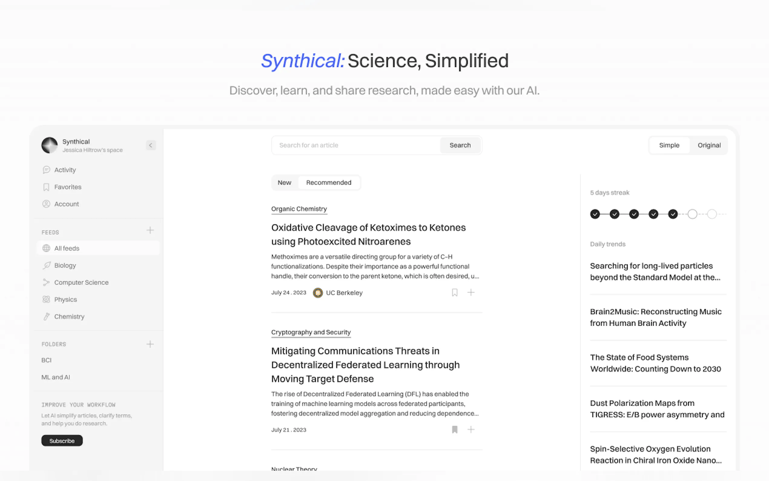 Synthical gallery image