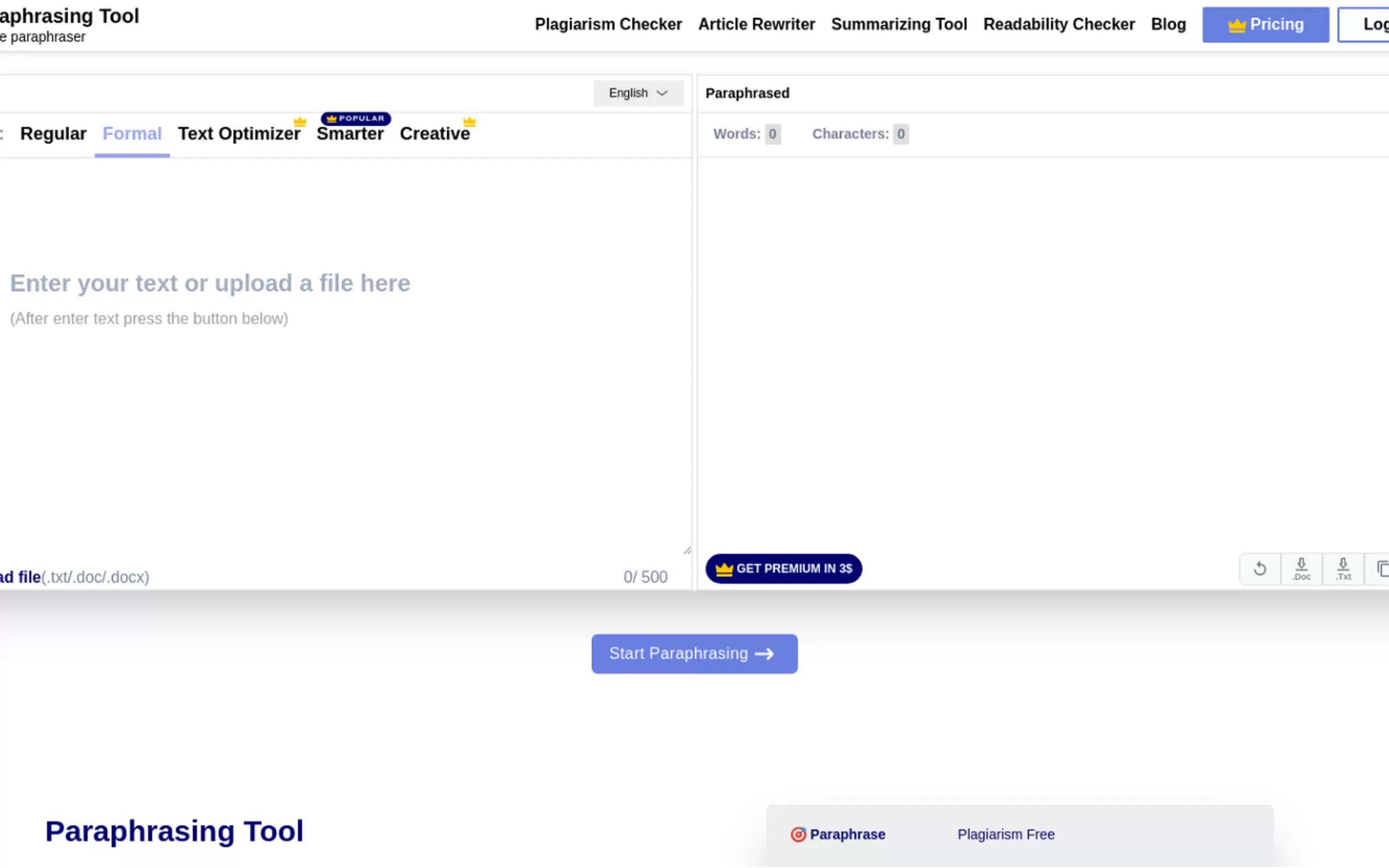 AI Powered Free Paraphraser gallery image