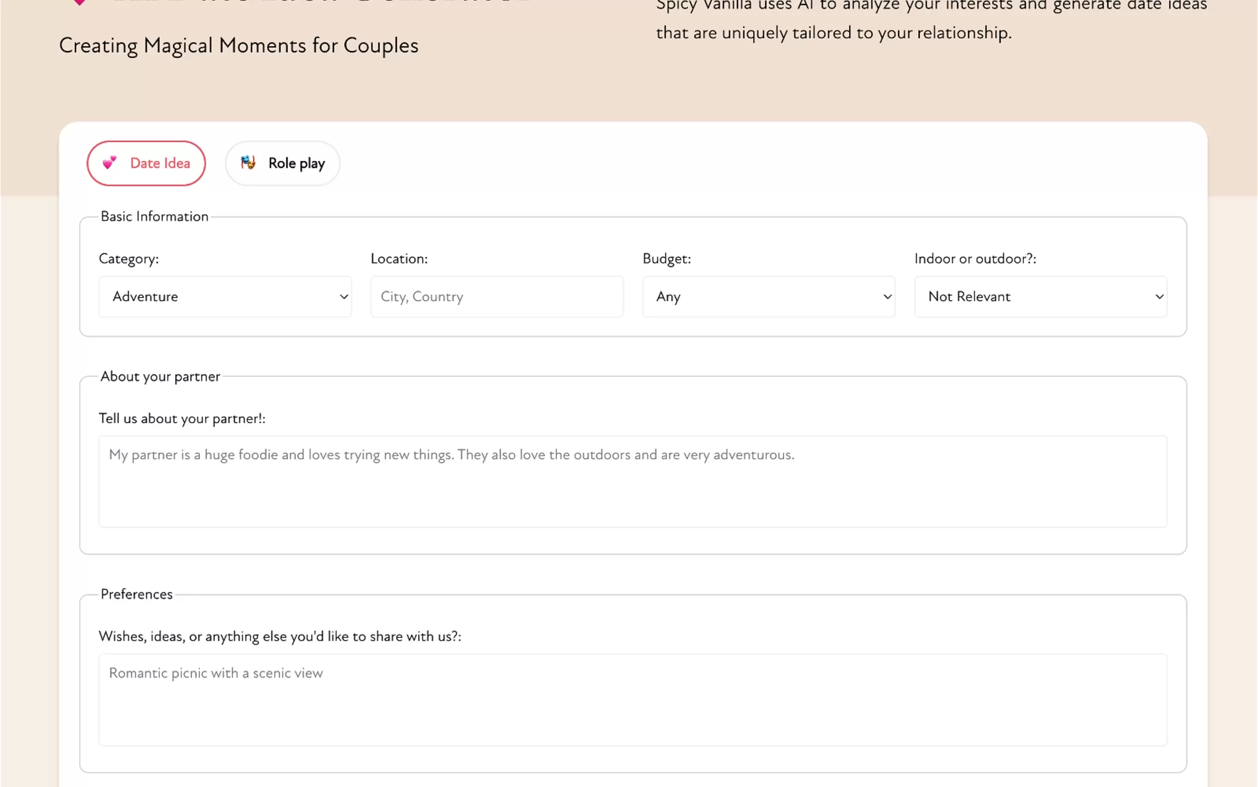 Romantic date ideas gallery image