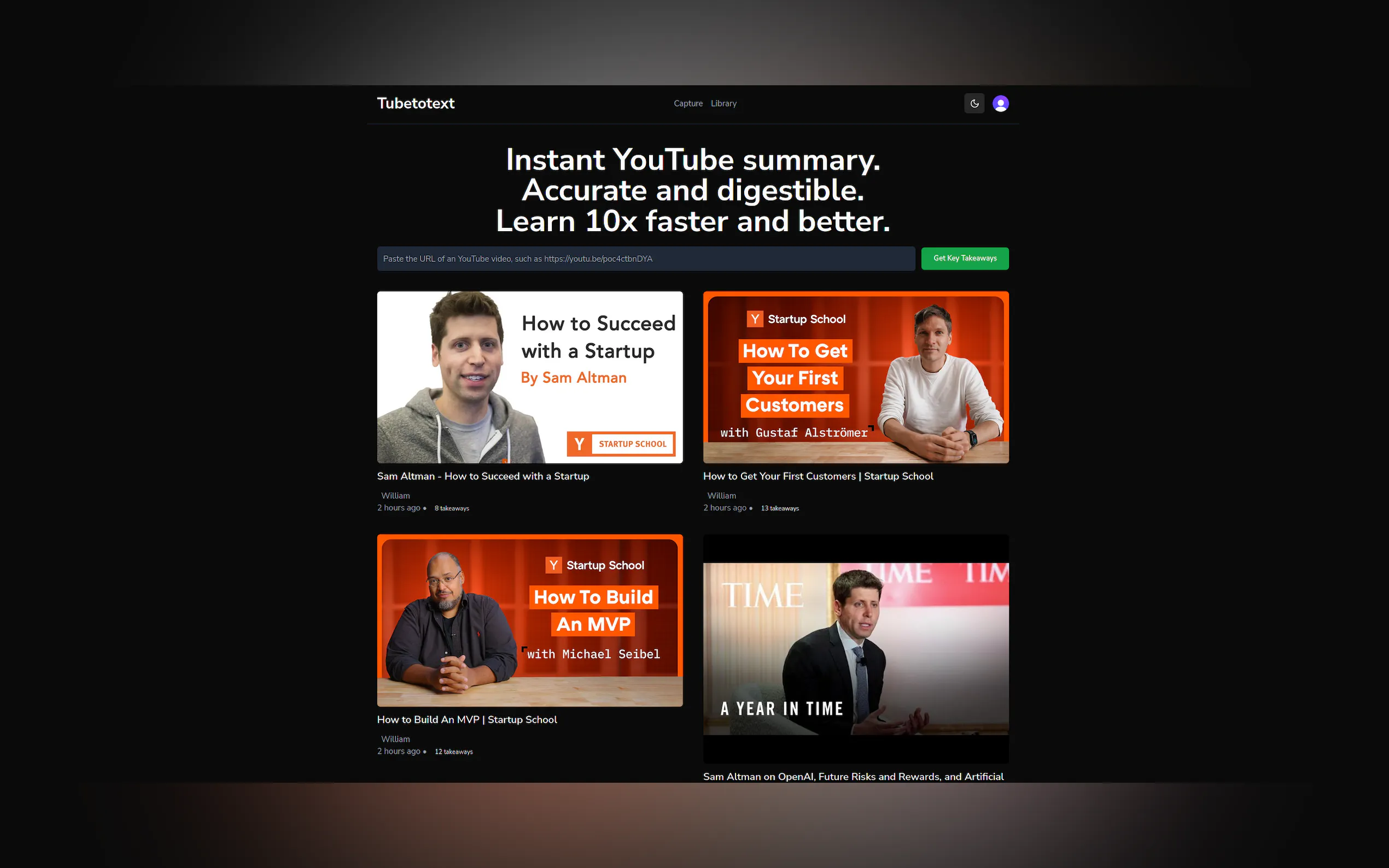 Tubetotext gallery image