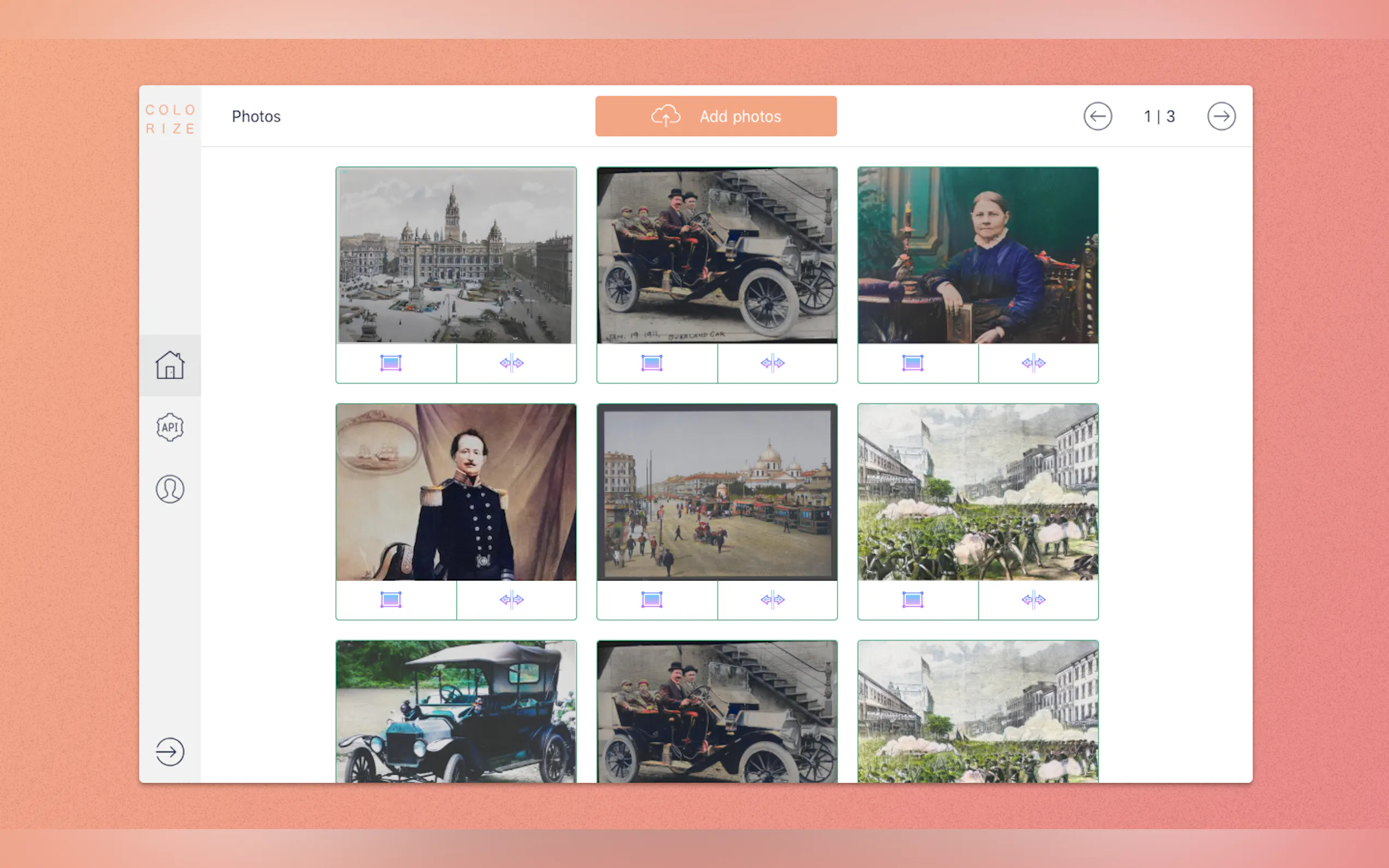 Colorize gallery image