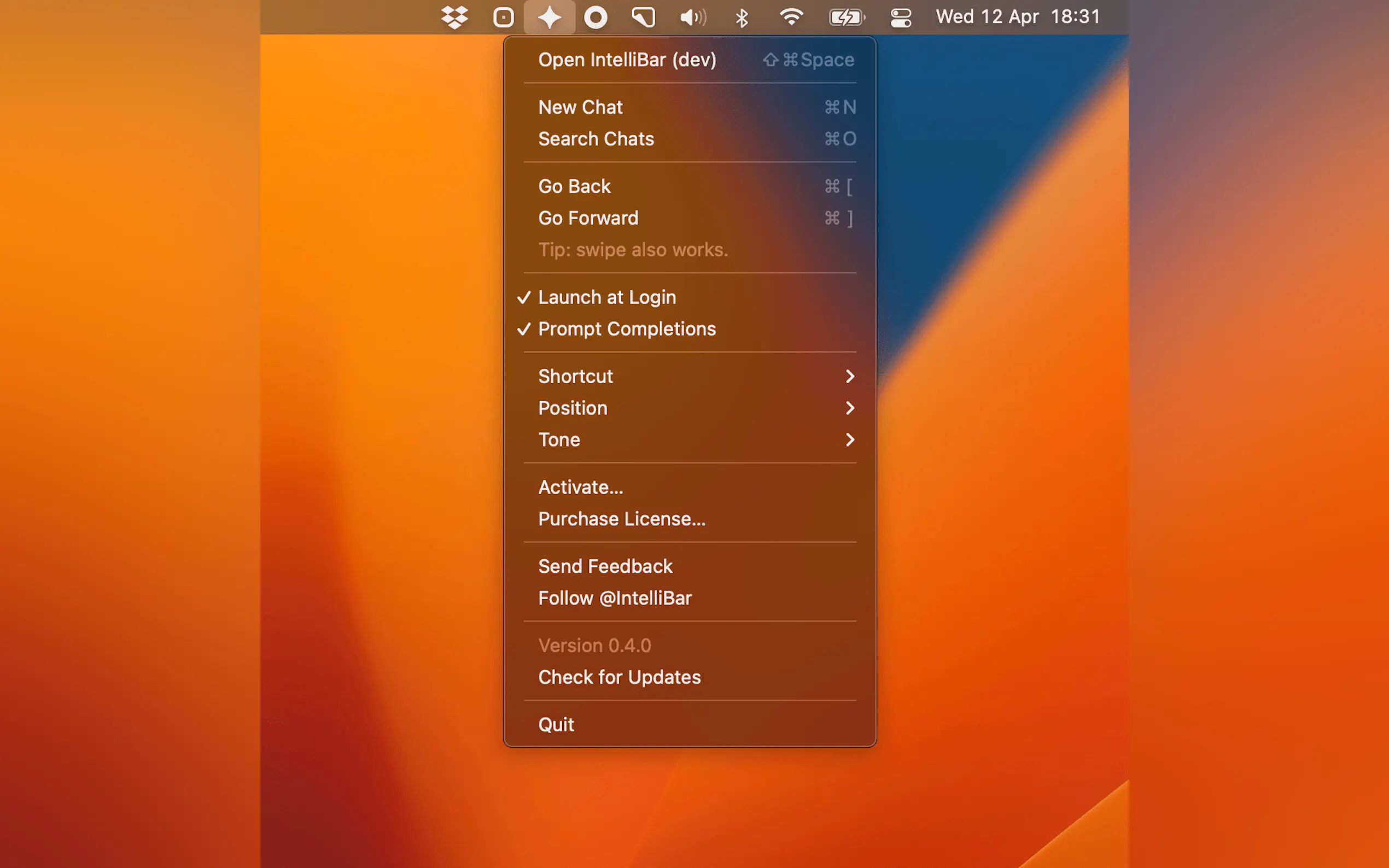 IntelliBar gallery image