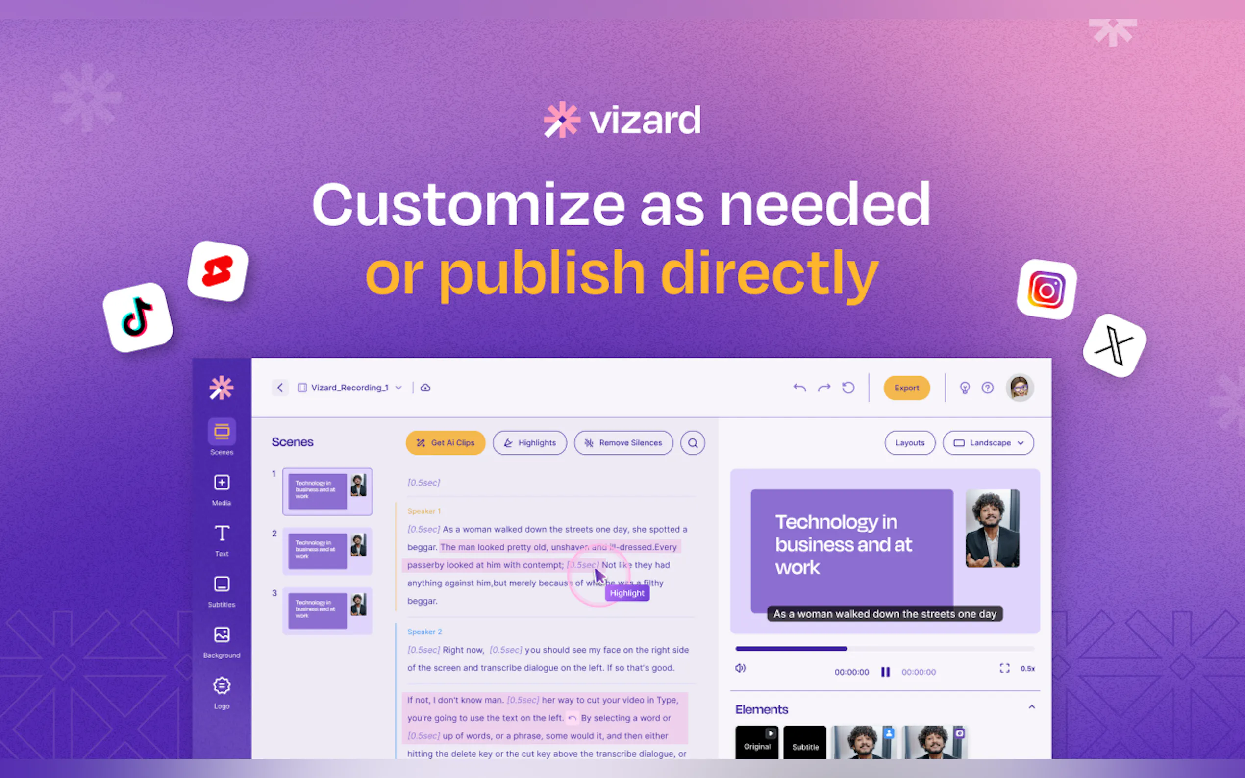Vizard.ai gallery image