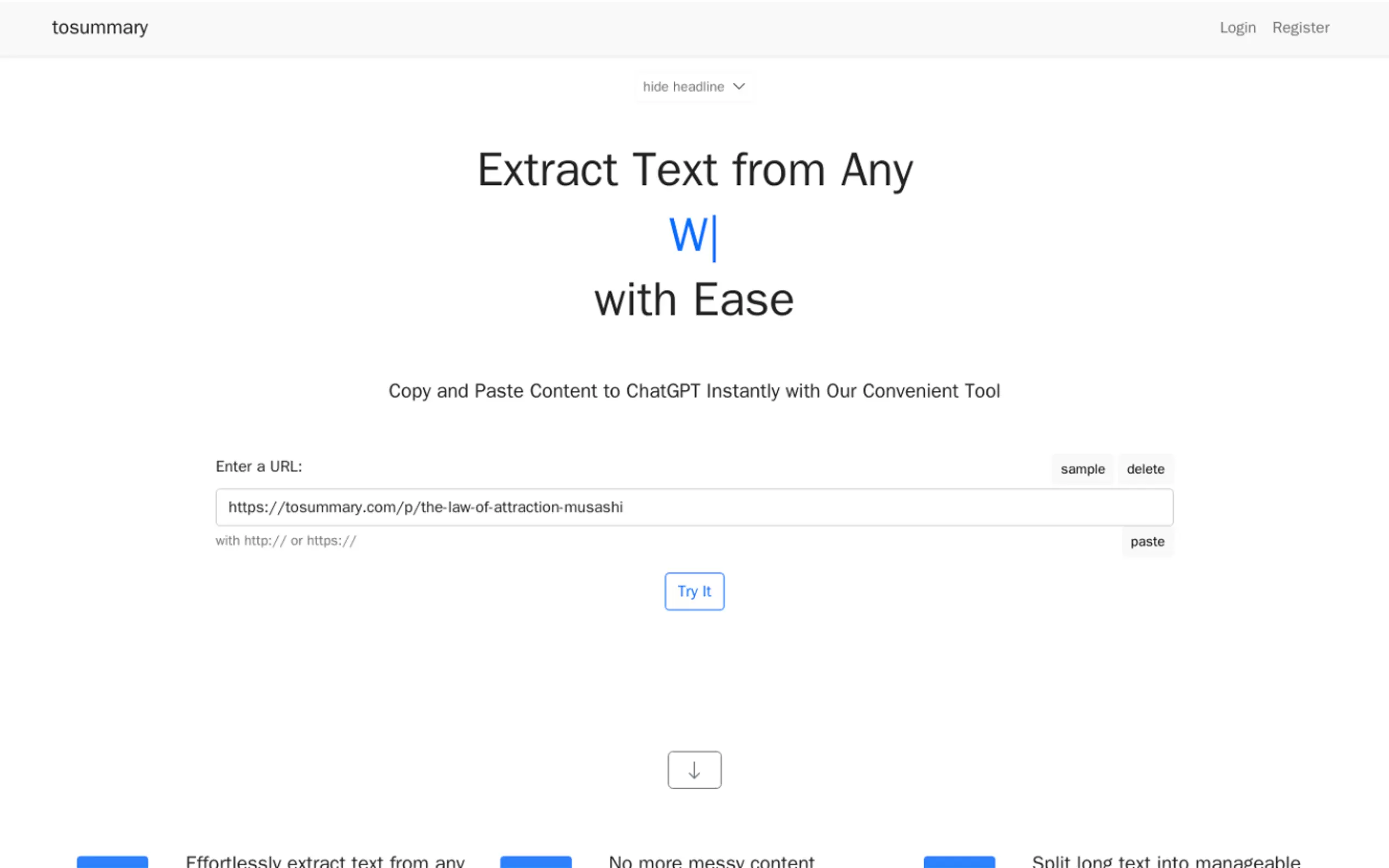Tosummary gallery image