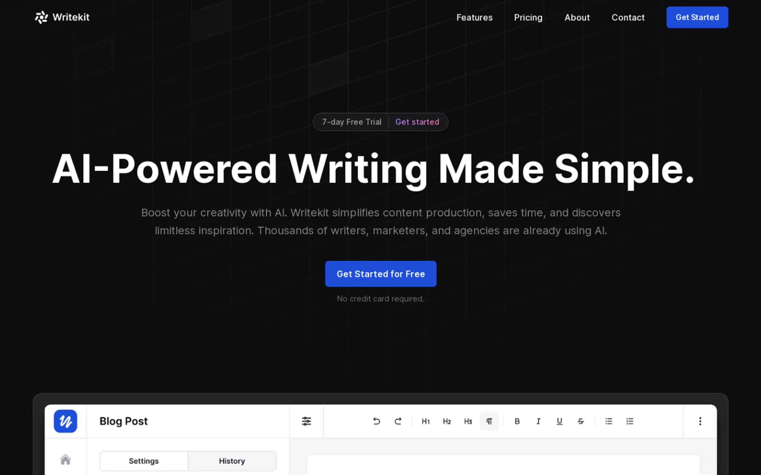 Writekit gallery image