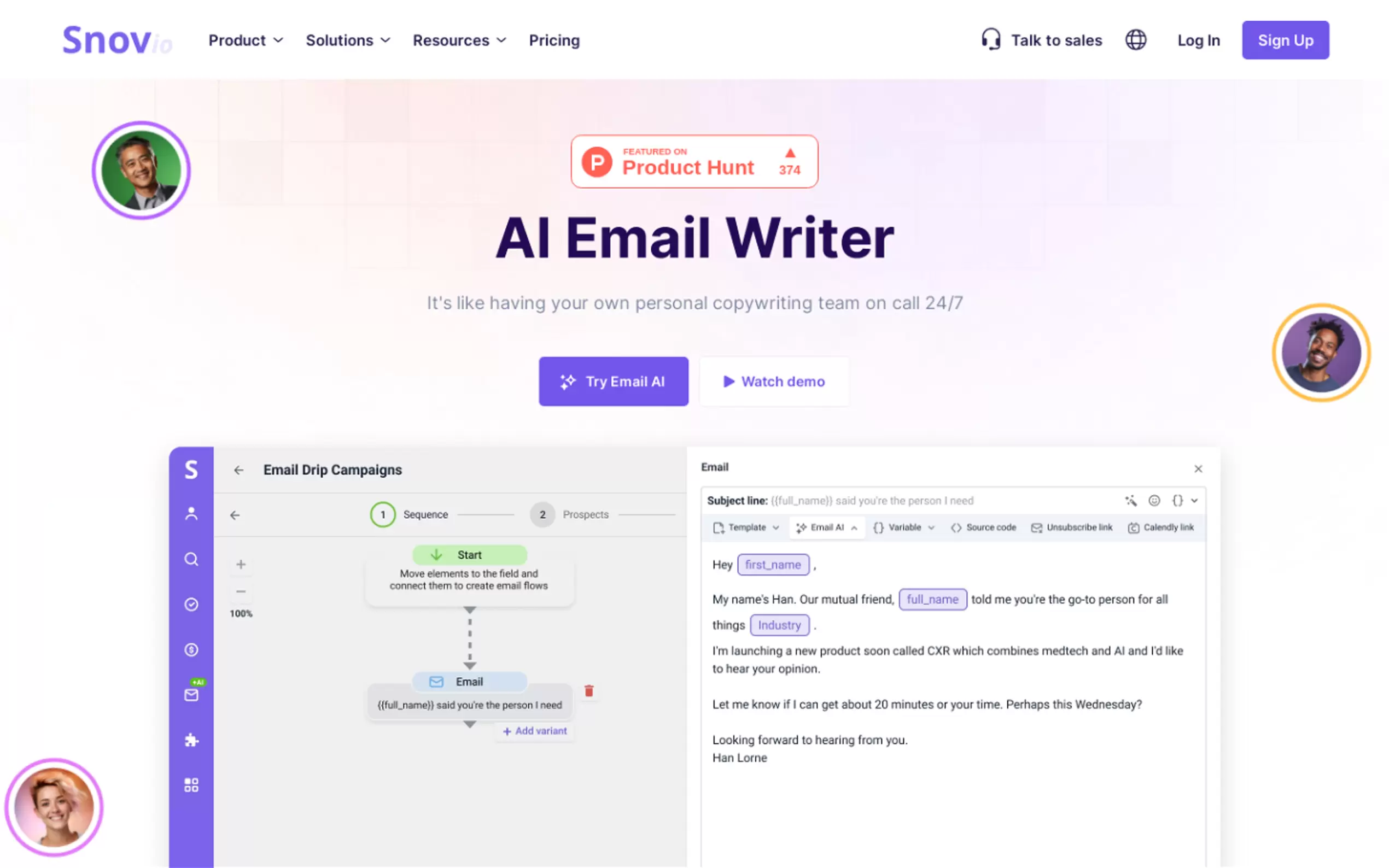 Email AI by Snov.io gallery image