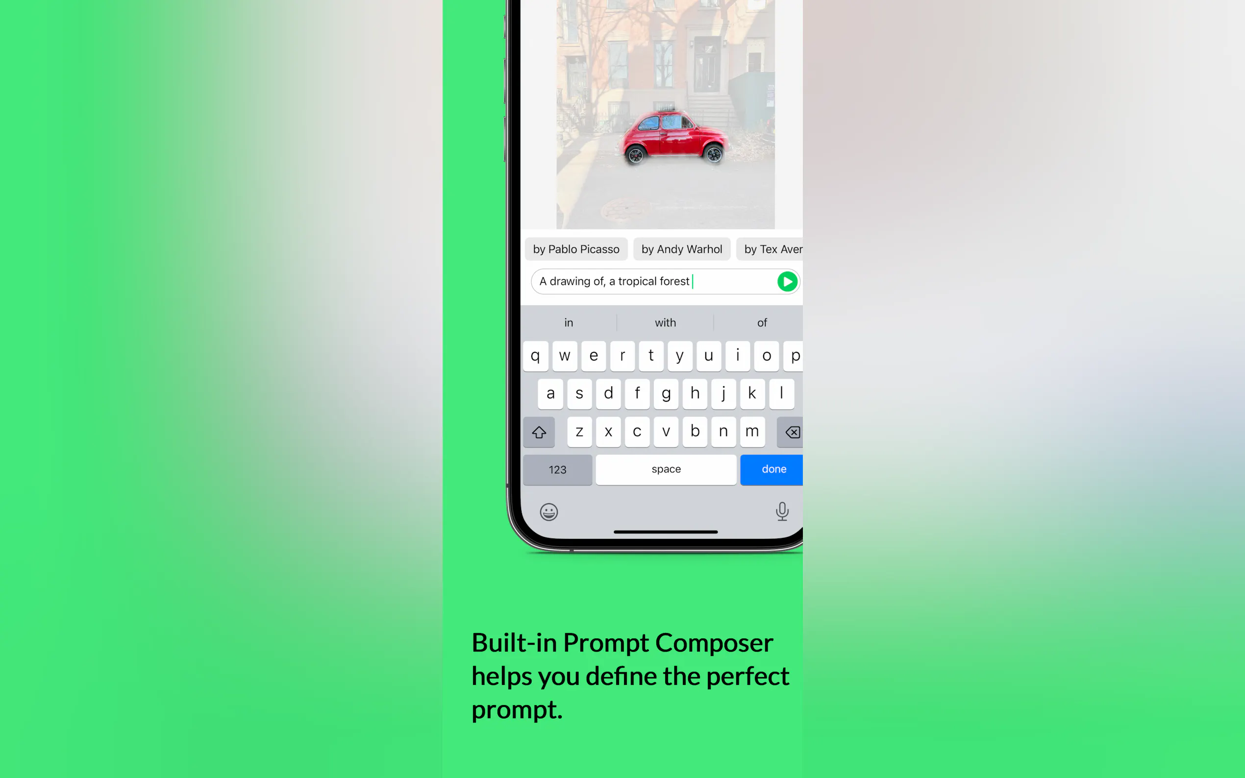Green Screen AI gallery image