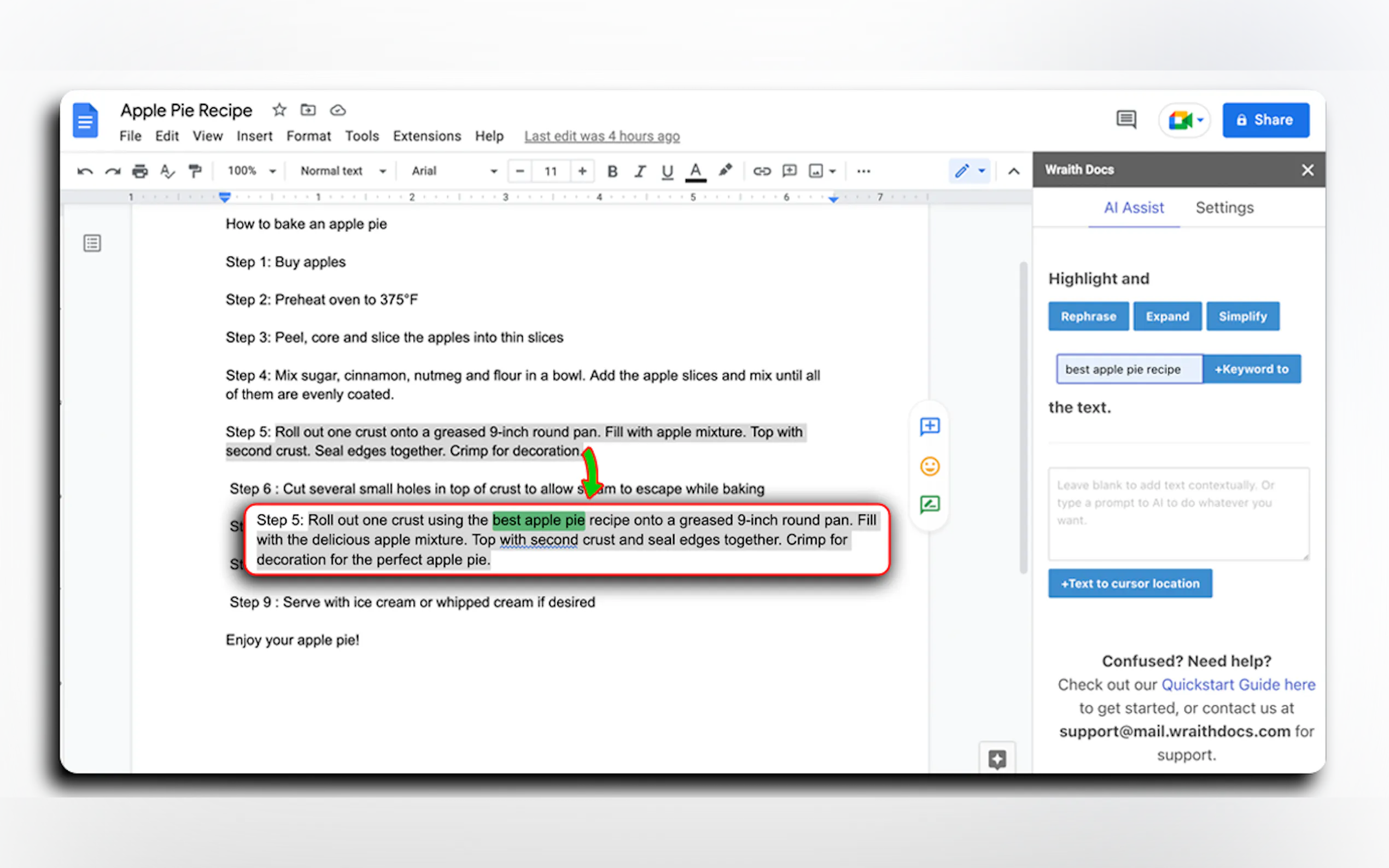 Wraith Docs gallery image