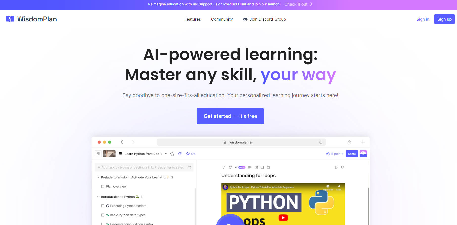 Wisdomplan.ai gallery image