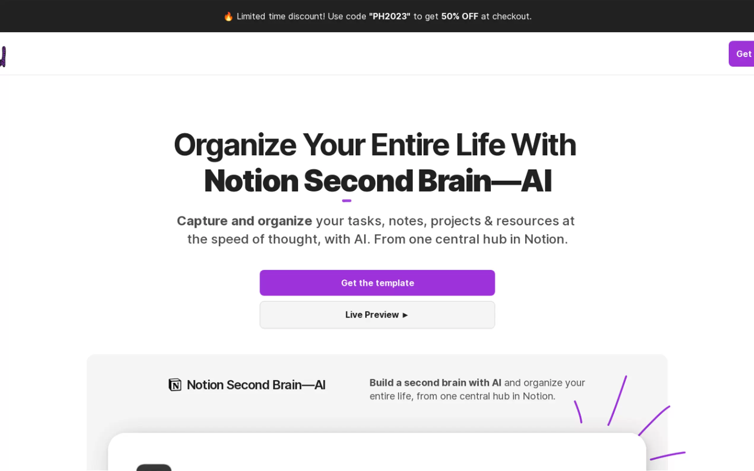 Notion Second Brain AI gallery image