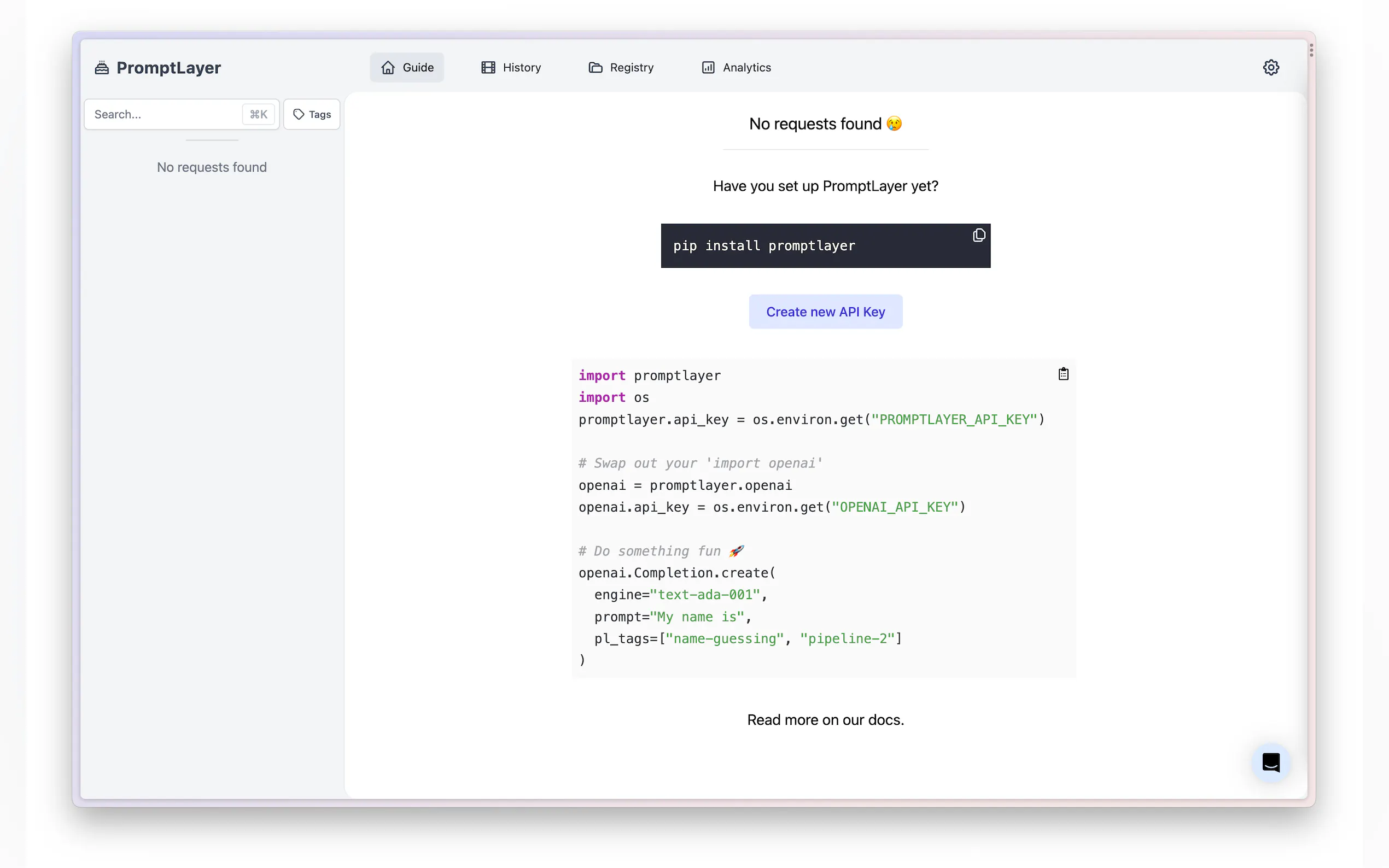 PromptLayer gallery image