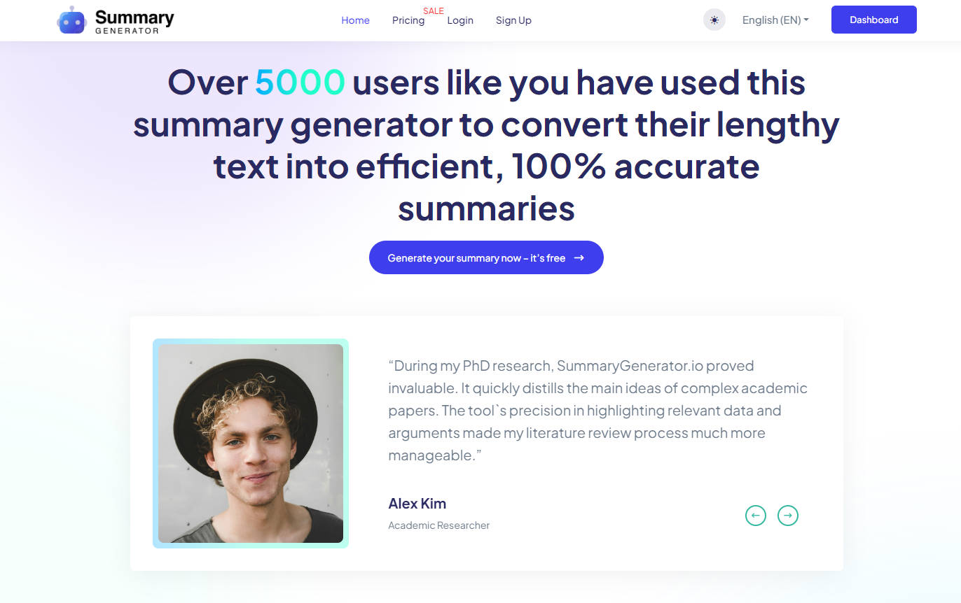 Ai Summary Generator gallery image