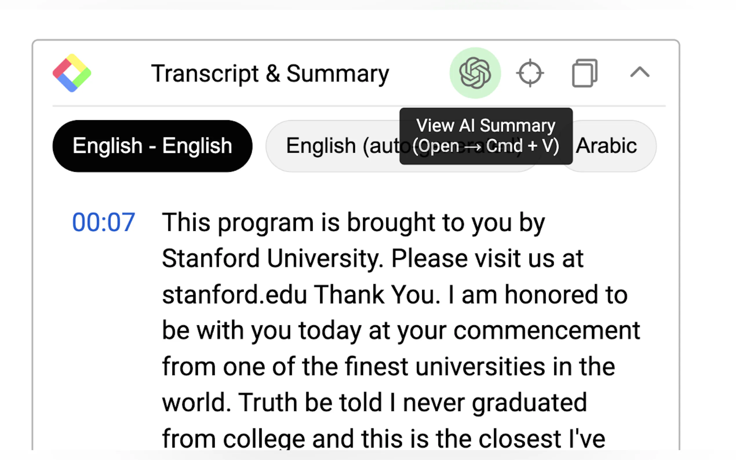 YouTube Summarizer with ChatGPT gallery image