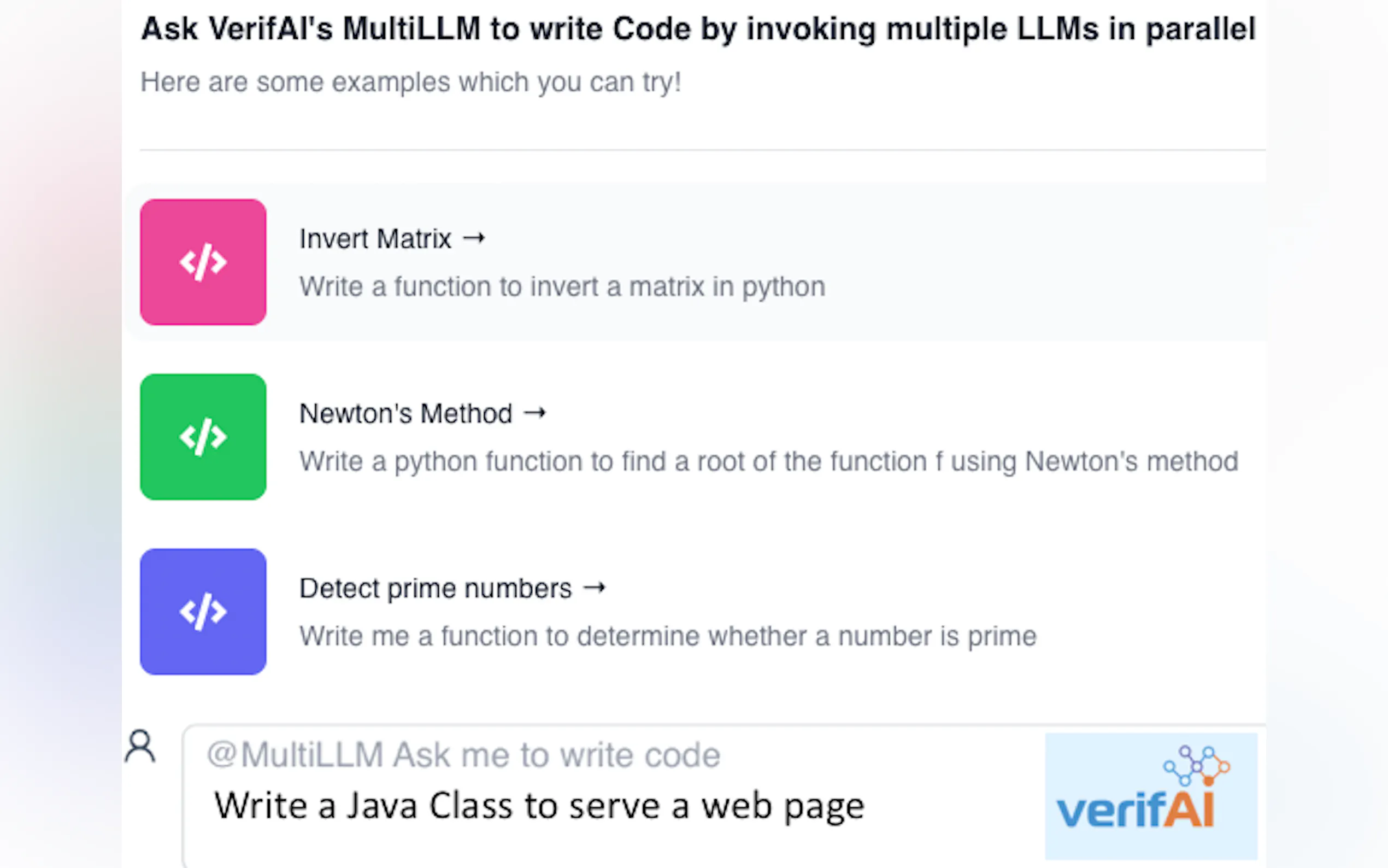 VerifAI's MultiLLM gallery image
